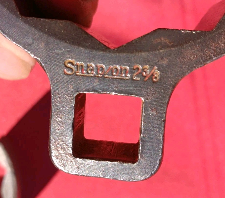 SNAP-ON TOOLS 2 7/16″ + 2 3/8″– 1/2″DRIVE. Open-End Crowfoot LOT of 2.