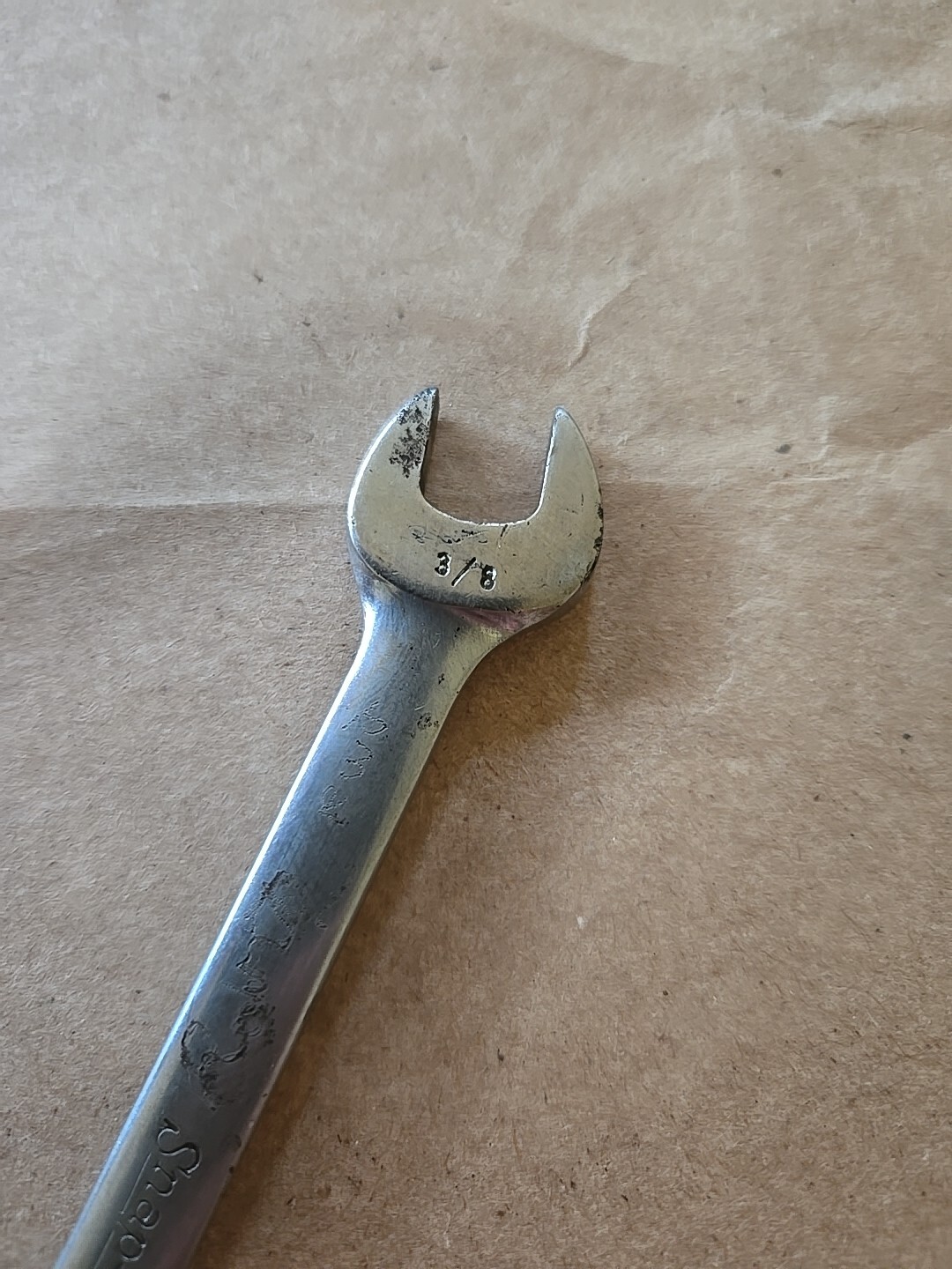 Snap On 3/8″ 12PT Short Chrome Combination Wrench OEX-120