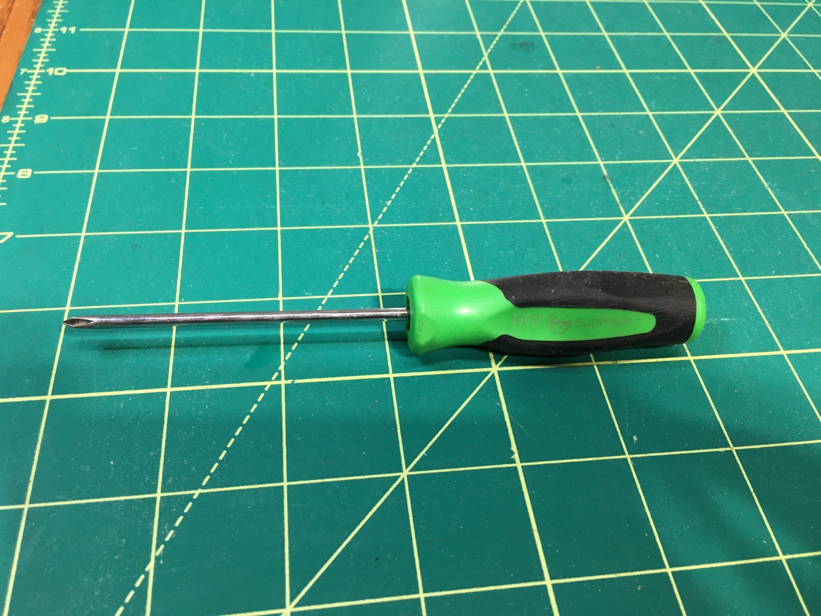 SNAP ON GREEN SCREWDRIVER #1 PHILLIPS SGDP301B