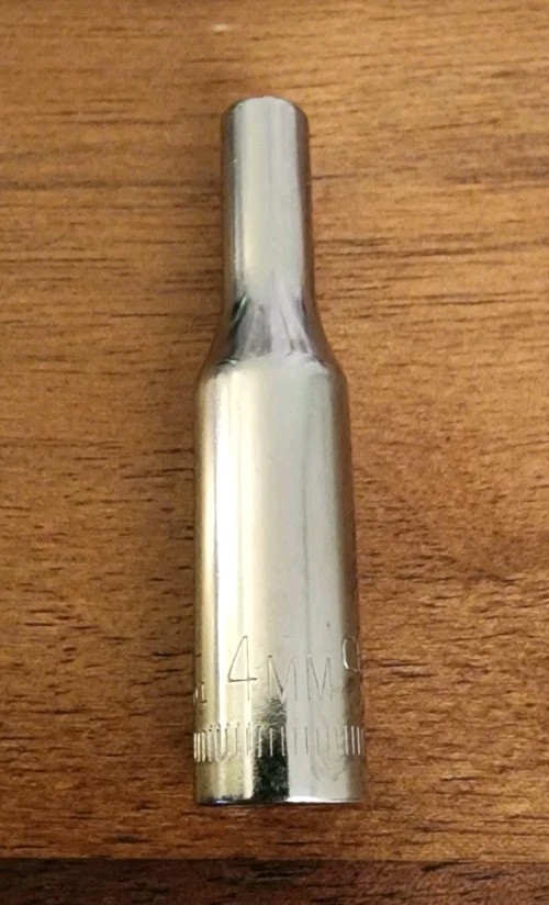 Craftsman 4mm Deep Well Socket 6 Point 1/4″ Drive G 44401