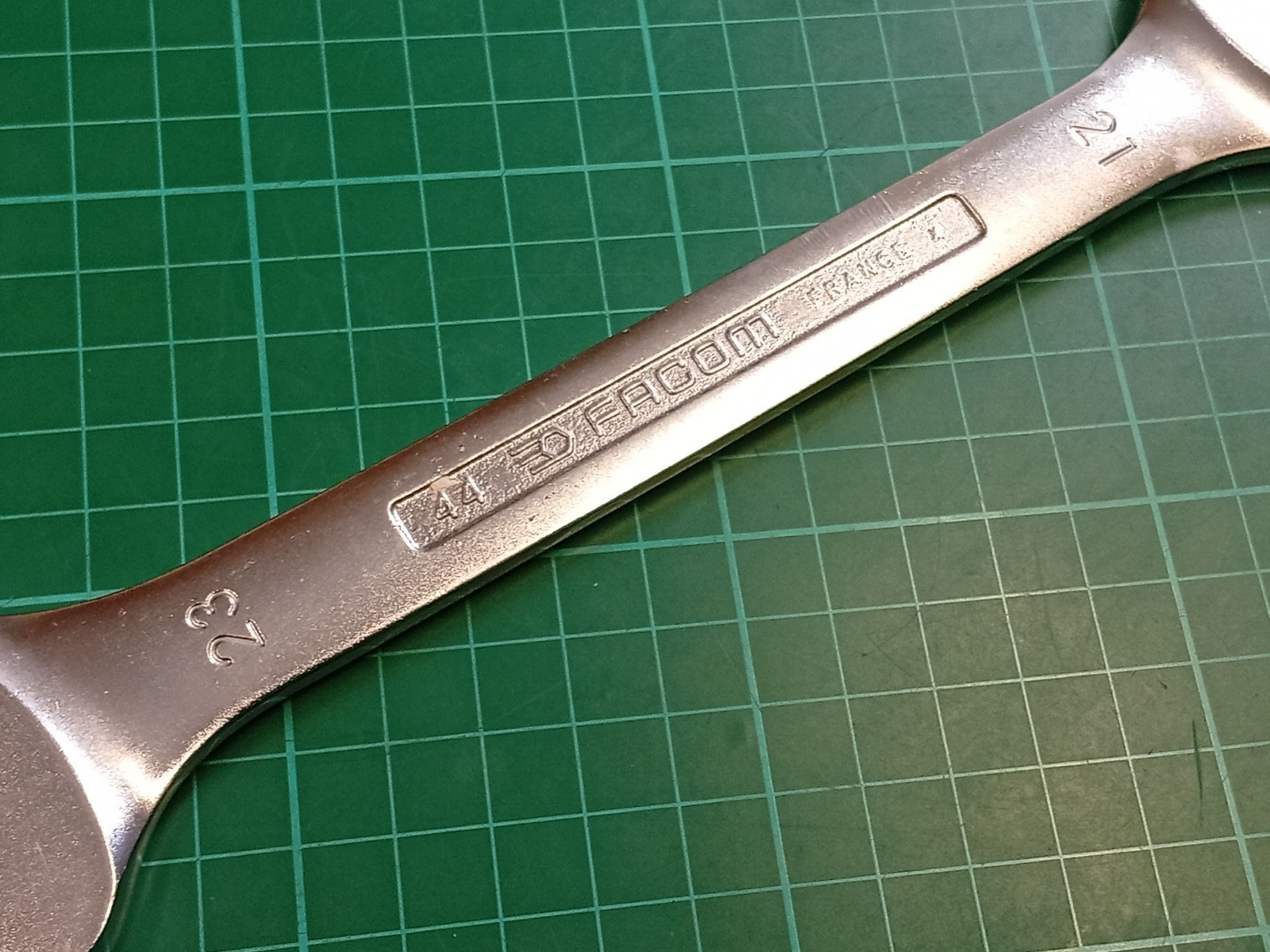 Facom No44, 21mm x 23mm, Open Ended Spanner, Made In France