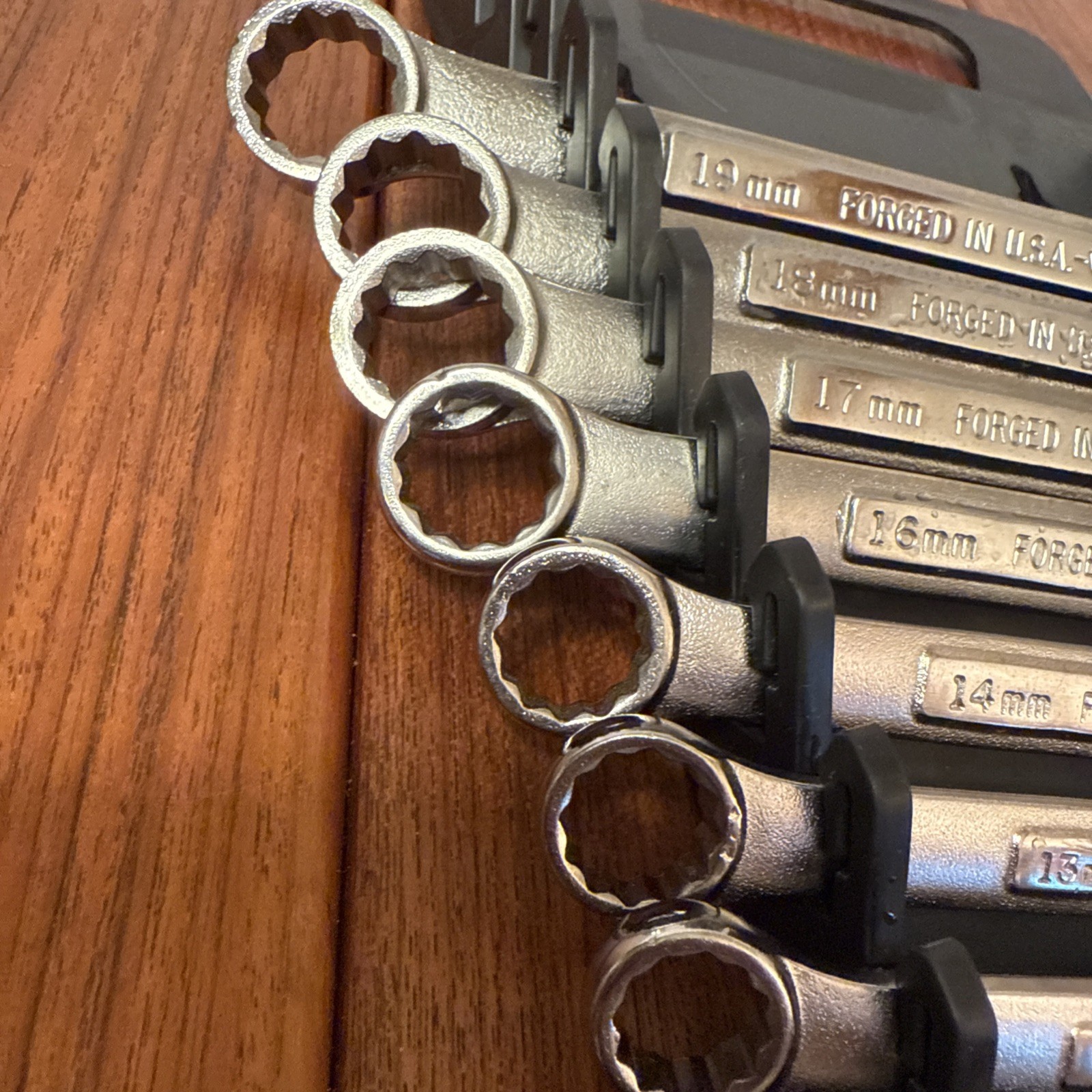 VTG Craftsman USA Metric Wrench Set 7mm-19mm V-Inverted -V VA 12pc