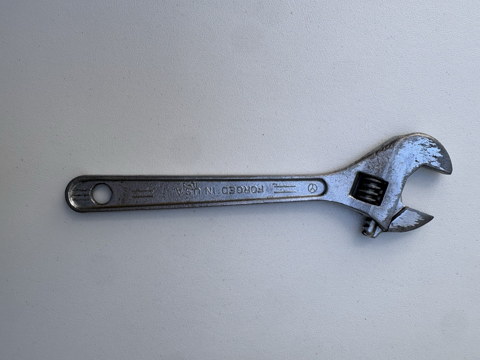 Vintage Craftsman 10″ Inch 250mm Adjustable Wrench Forged in USA – 44604