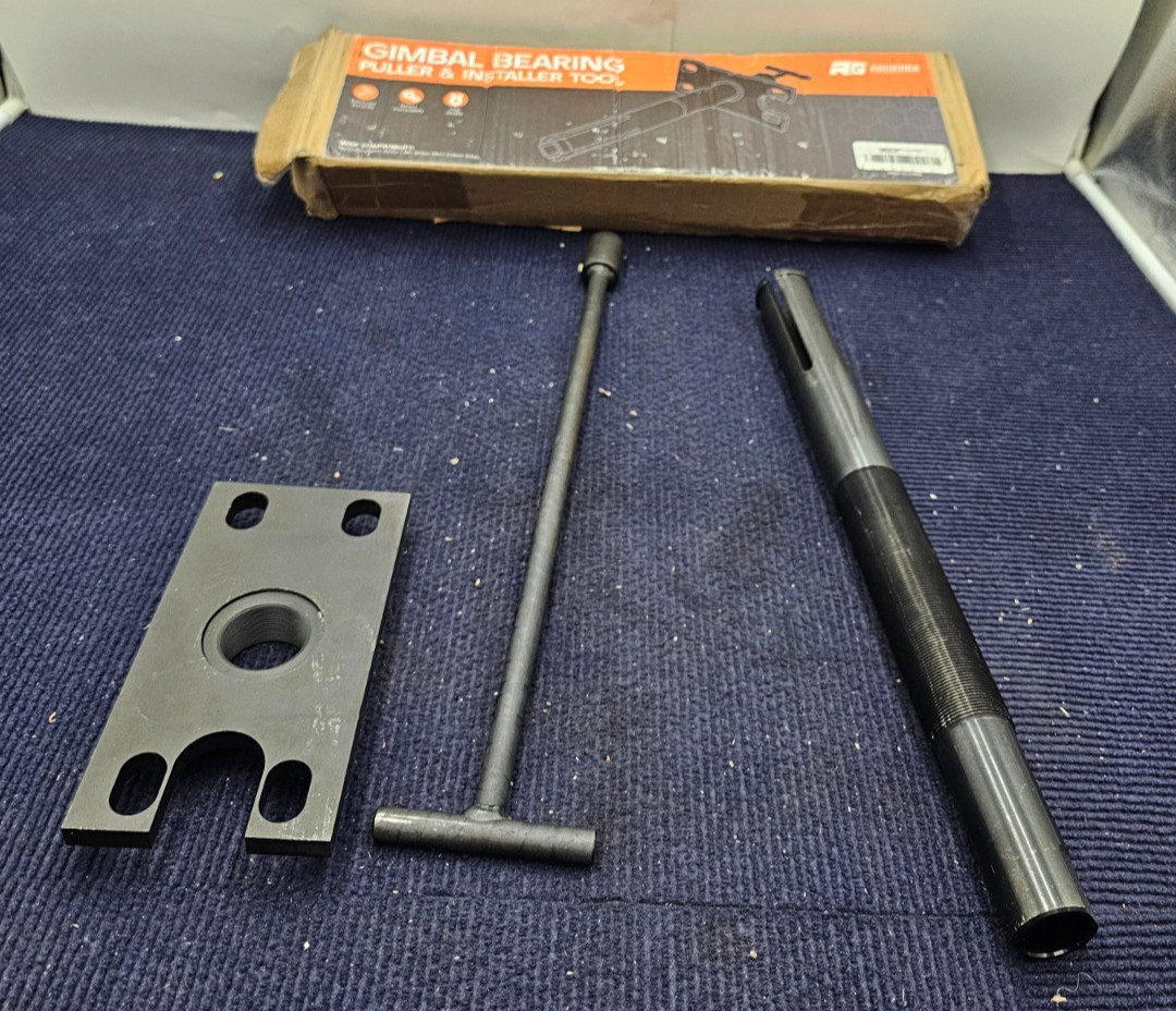 ROGIERRA Gimbal Bearing Puller & Installer Tool, Heavy-Duty Carbon Steel Black