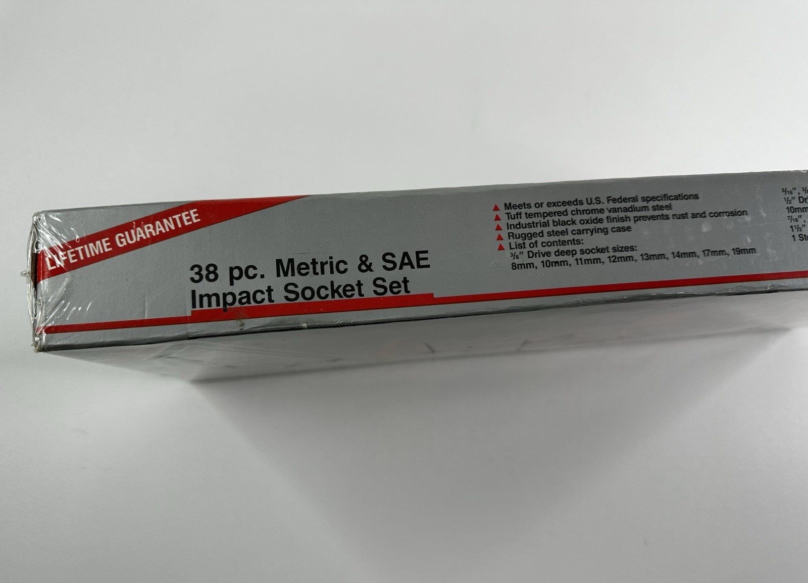 Vintage ALLTRADE Metric & SAE Impact Socket Set – 38pc Sealed (1980s)