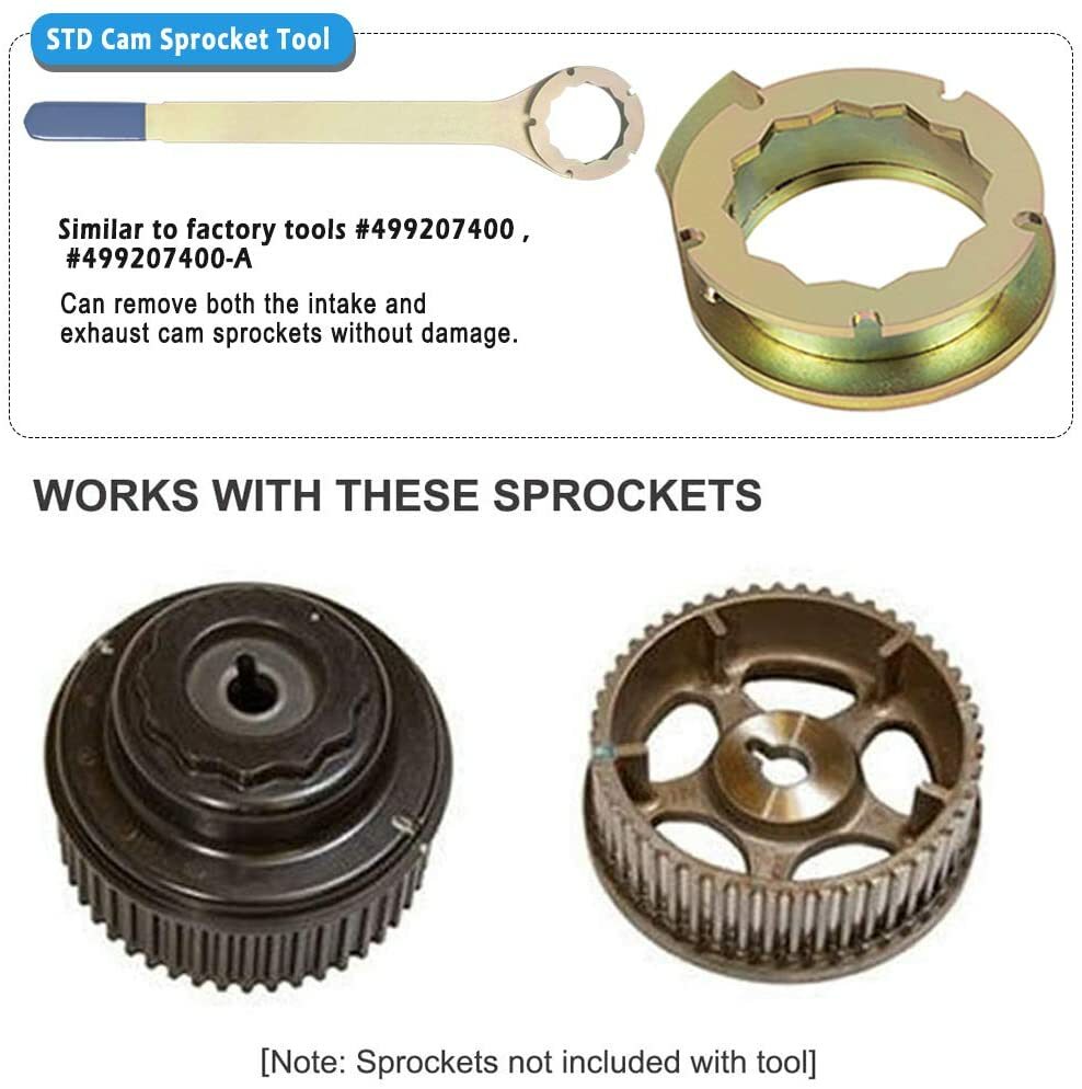 Intake Exhaust Cam Sprocket Crank Pulley Gear Lock Tool Screw Kit For Subaru STD