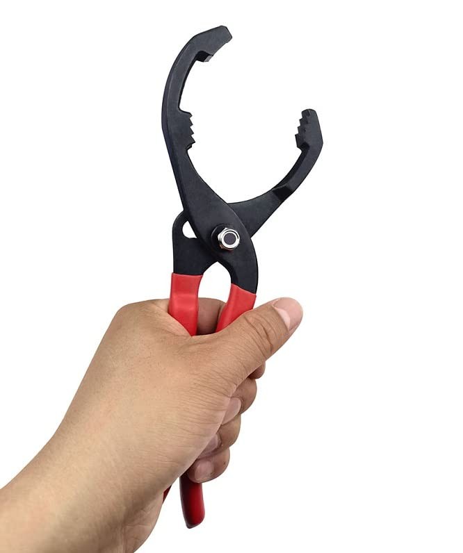 10 Inch Small Adjustable Oil Filter Wrench Pliers Engine Filter Removal Tool