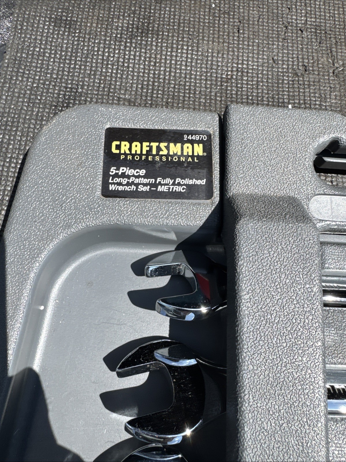 Sears Craftsman Professional Long Pattern Metric Wrench Set 44970 Jumbo K Series