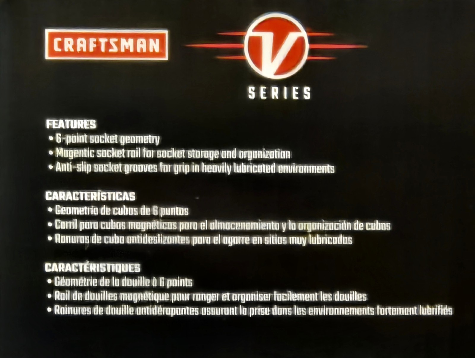 Craftsman V-Series 3/8″ Drive Metric Deep Socket Set 6 Pt 12 Piece CMMT17560V