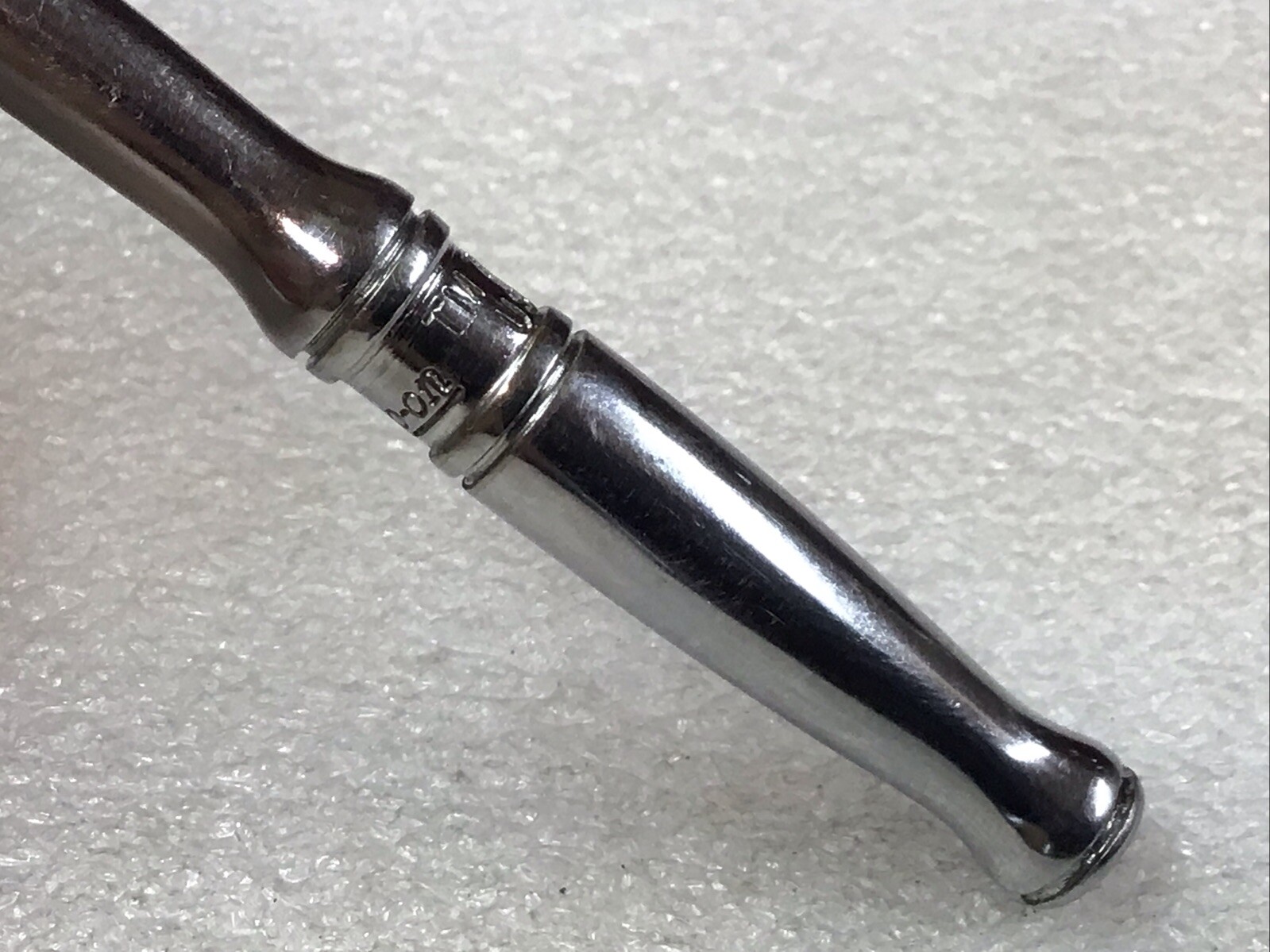Snap-On#TM70B – 1/4” Dr., Chrome, 4.25” Long, Stubby Ratchet, Rebuilt-USA-NICE-