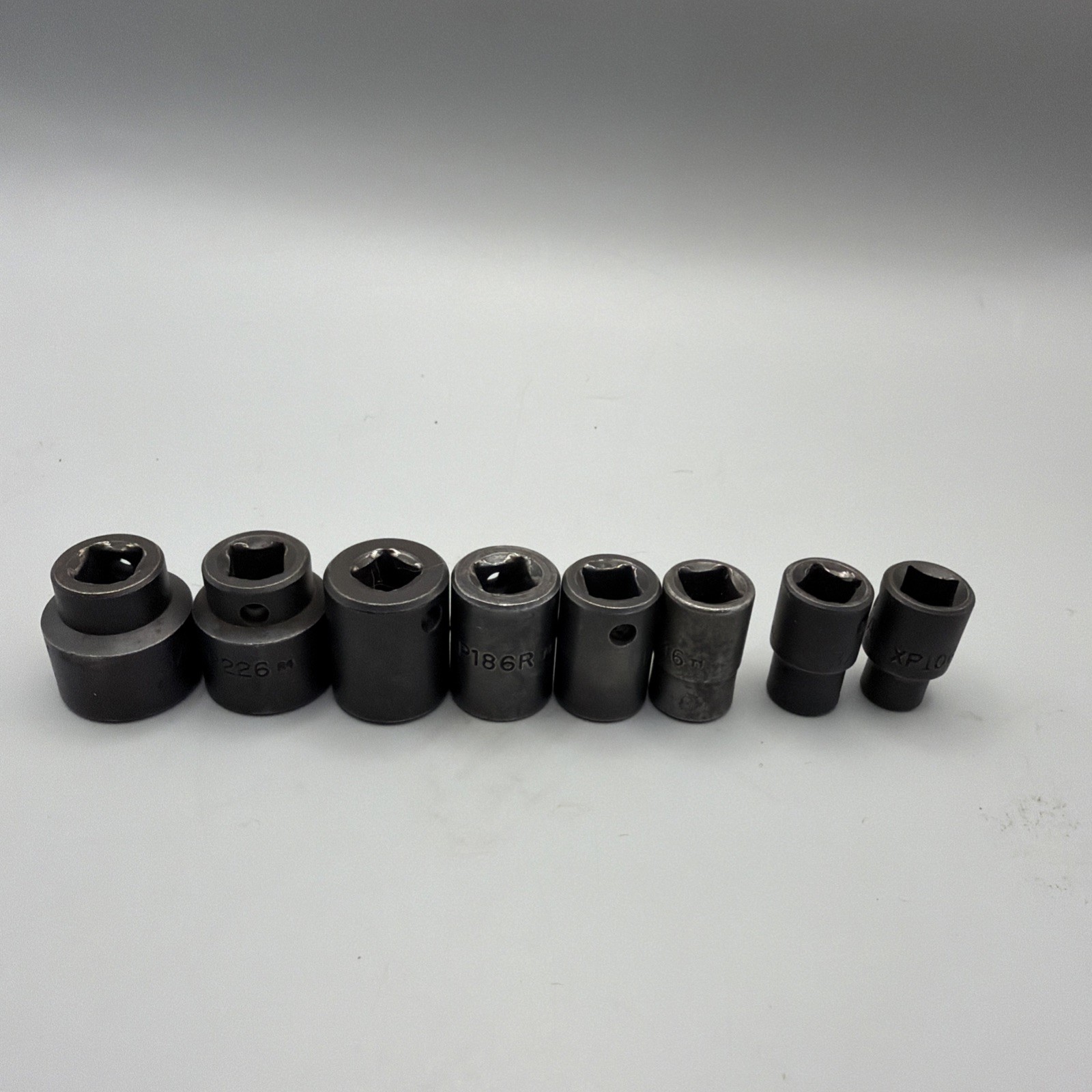 Mac Tools 8 Pc 3/8″ Dr SAE 5/16”-3/4” 6-Point Shallow Impact Socket Set XP USA