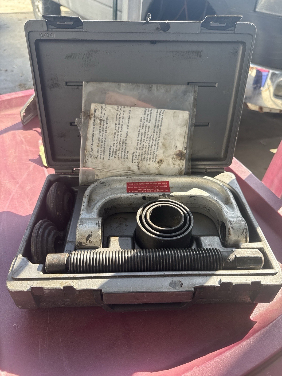 Matco Tools Ball Joint Service Set Bjp7025c