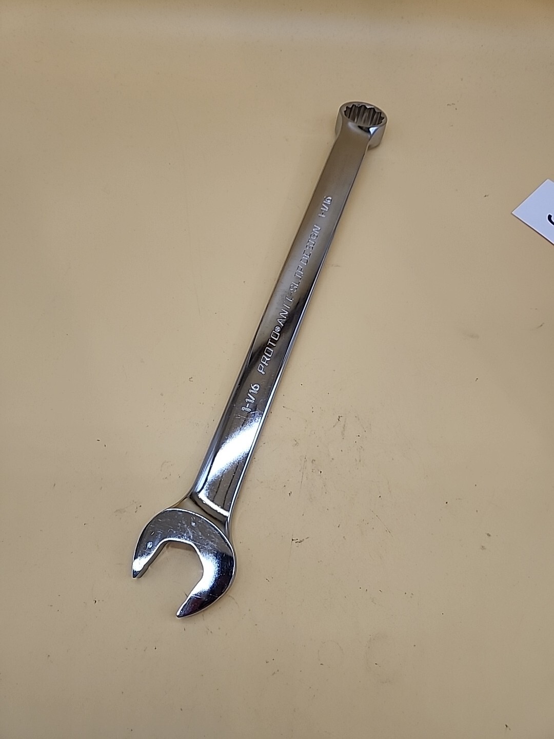 PROTO 15″ Anti-Slip 1 1/16″ 1234-T500 Combination Wrench USA