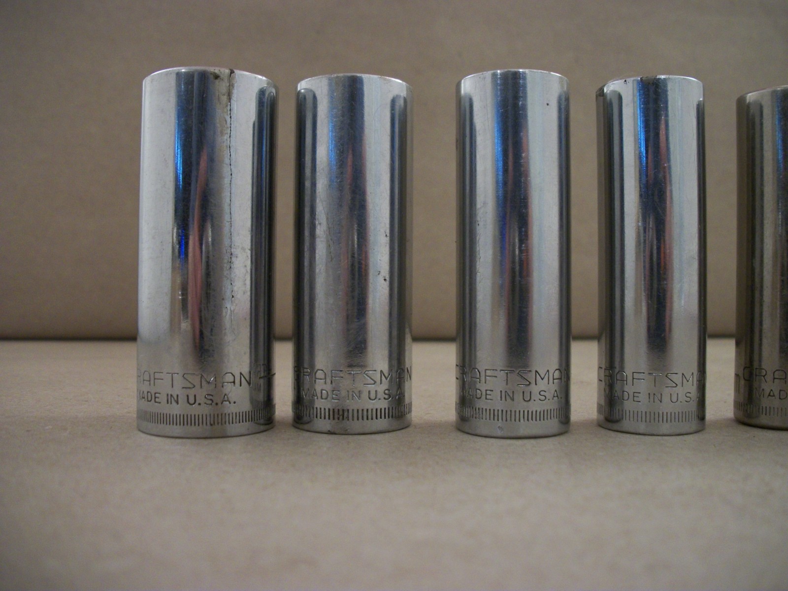 Craftsman Deep Well 3/8″ Drive 6 Point Socket Set Of 7 – V and G Series