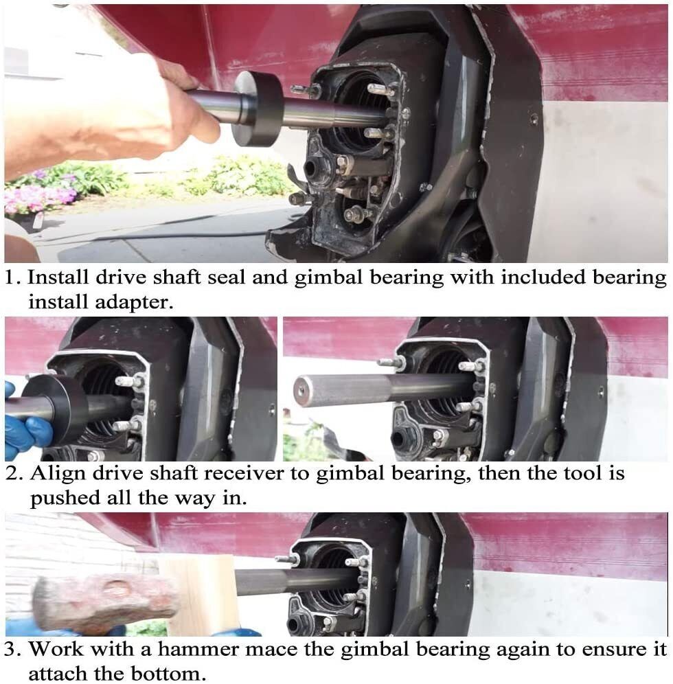 Fit Mercruiser Alpha Bravo OMC Gimbal Bearing Alignment Install Tool Kit
