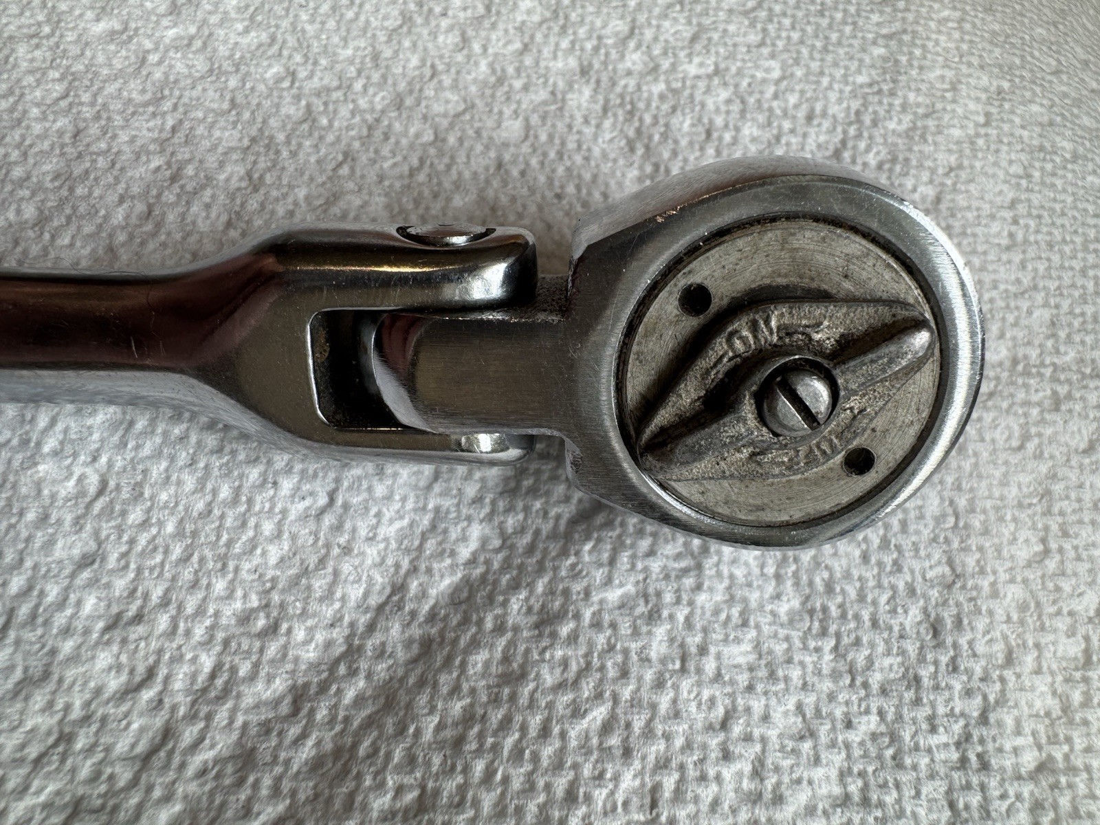 Vintage Snap-On 3/8” Swivel Head Ratchet. F670-A