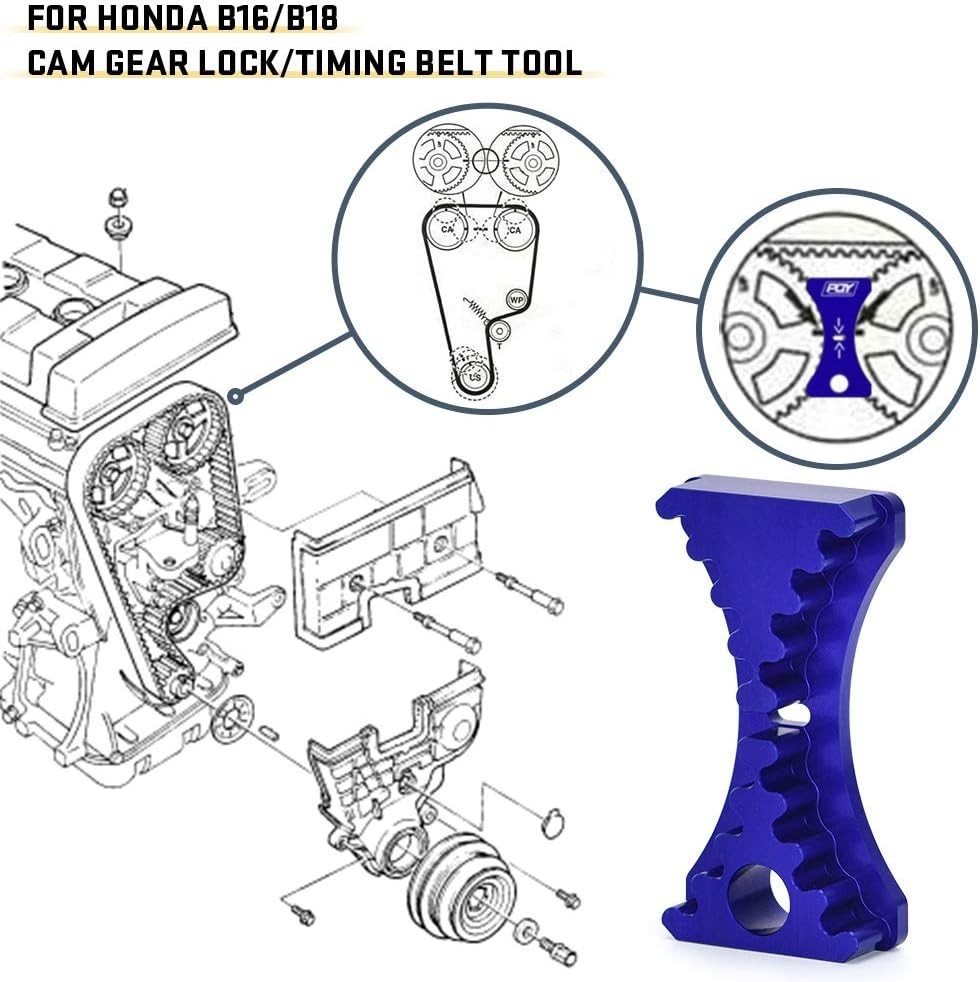 Compact Cam Gear Lock Tool for Honda/Acura – Essential for Timing Belt Precision
