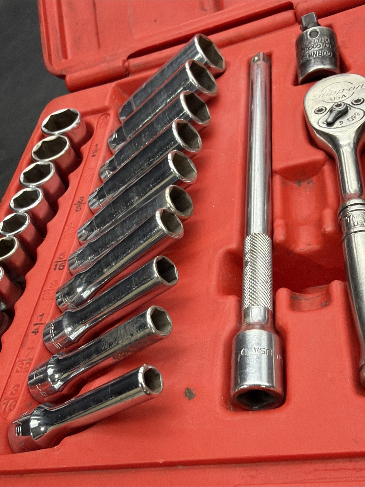 USED Snap-on PB99A General Service Metric/SAE 6 Point 42-Piece Set (READ)