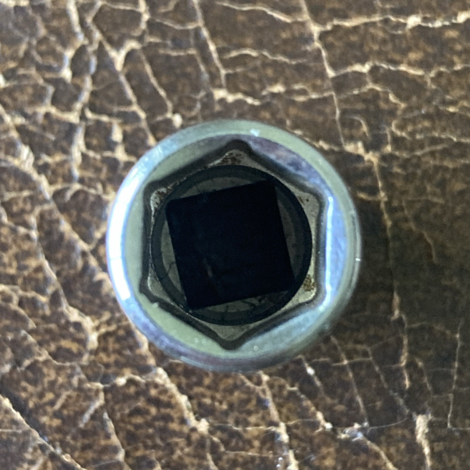 Snap-on Tools 9mm TMM9 1/4″ Drive 6Pt Point Shallow Chrome Socket USA