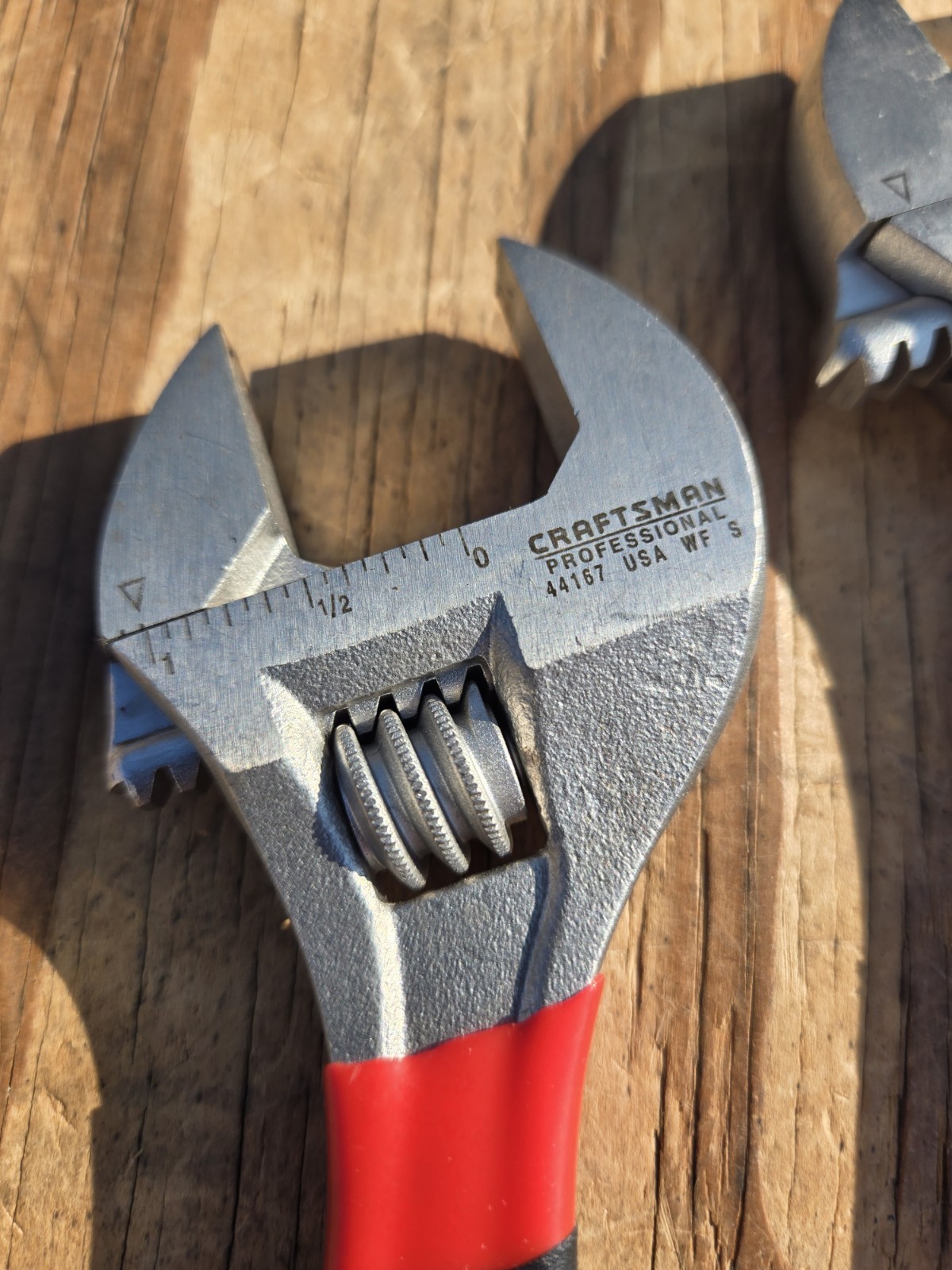 Vintage 3pc SEARS Craftsman USA Professional Adjustable 6-8-10″ Wrench Set 44015