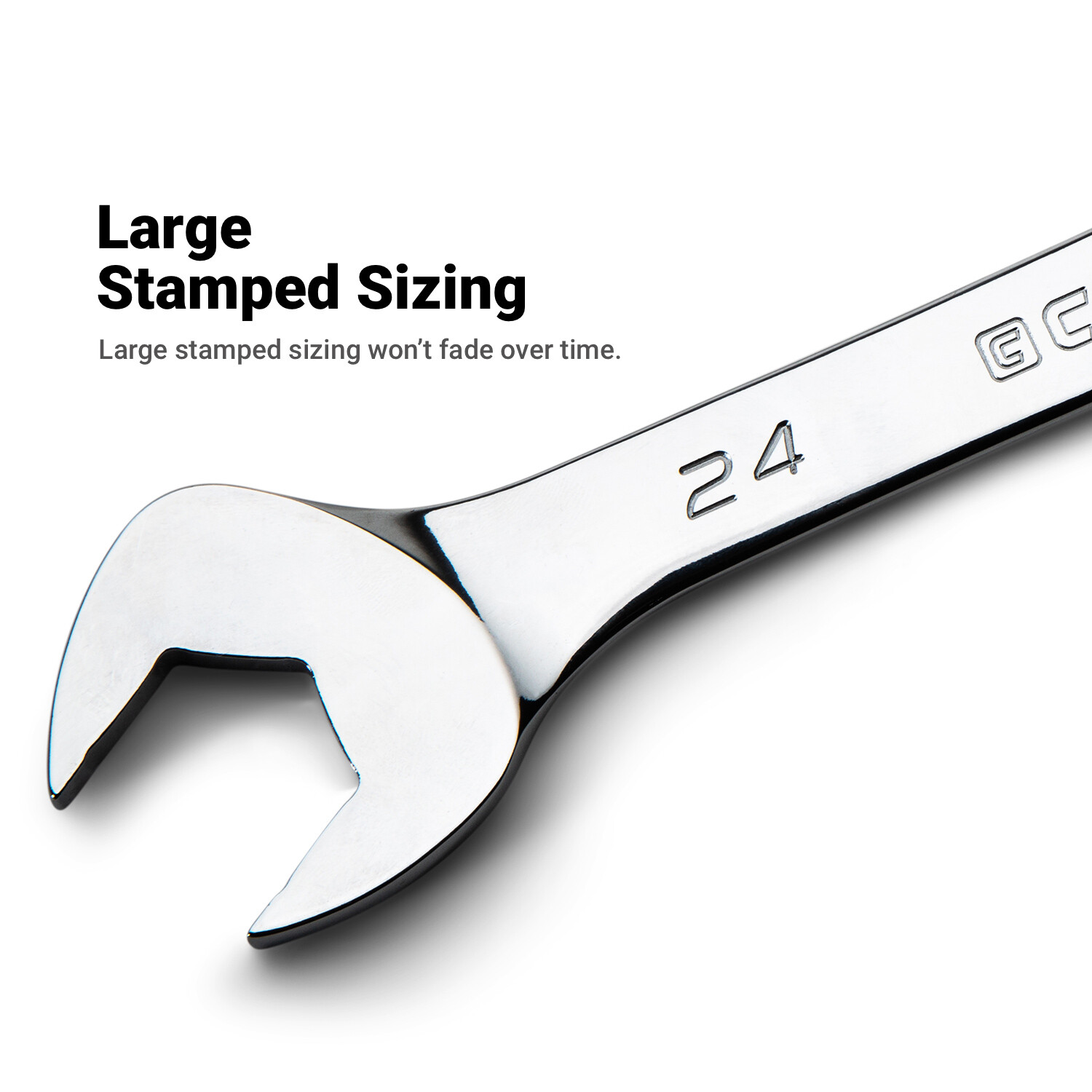 Capri Tools Angle Open End Wrench, 30° and 60° angles, Metric & SAE Sizes