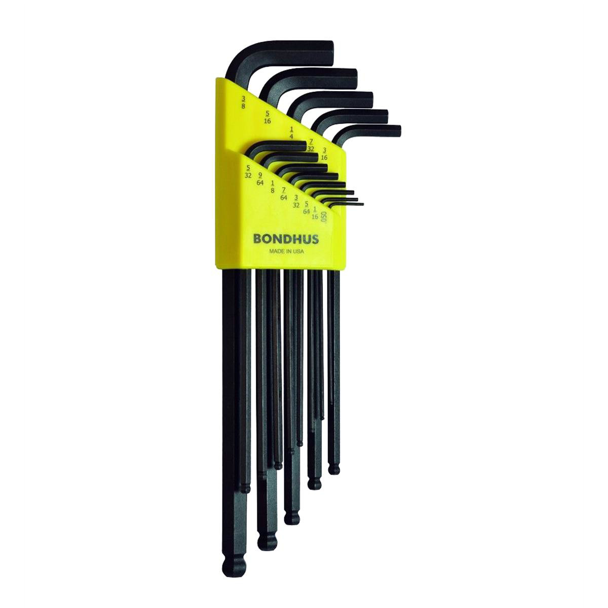 Bondhus 10937 13-Piece Hex Ball End Wrench Set