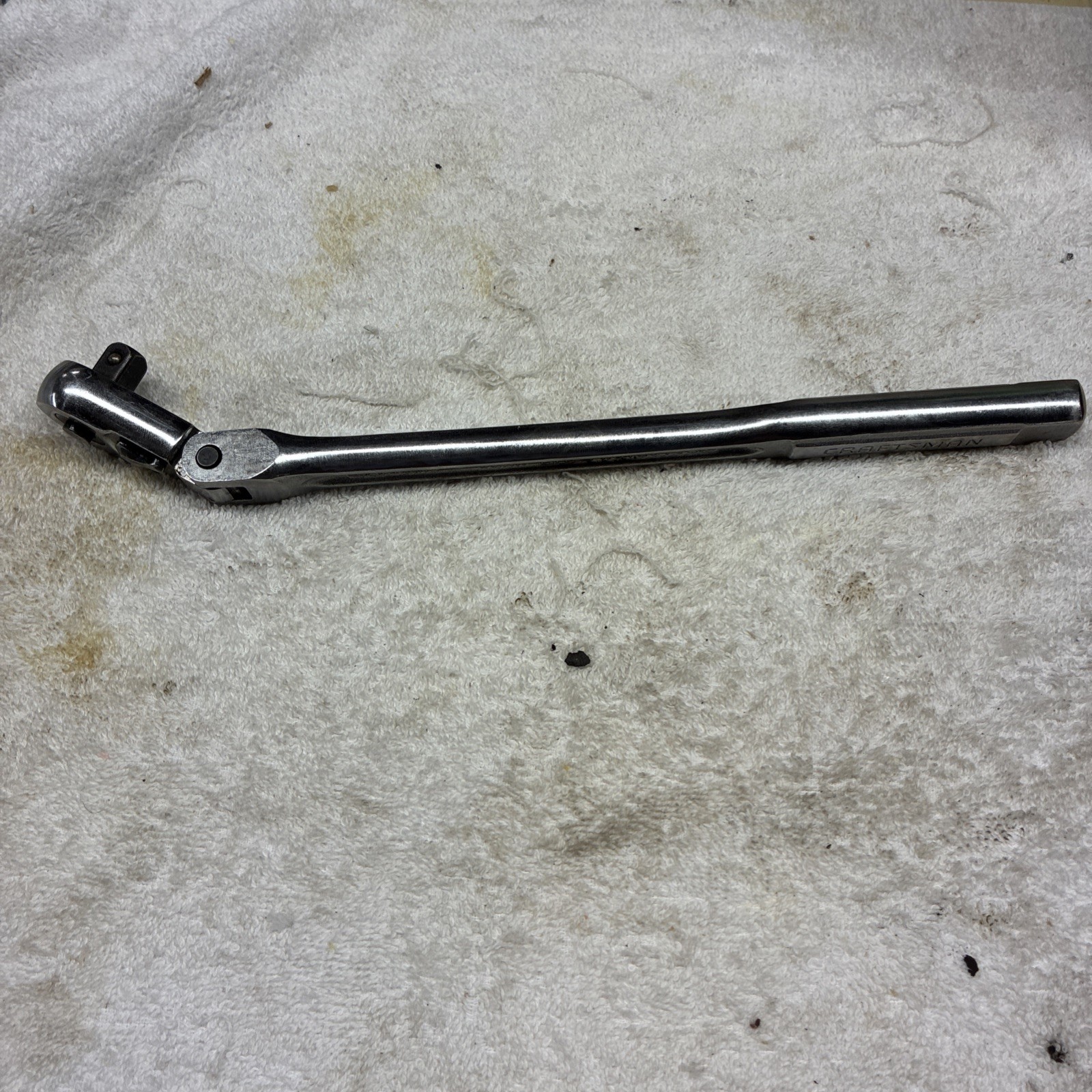 CRAFTSMAN Quick Release 3/8″ Drive Flex Head Ratchet 11-1/2″ U.S.A -VVL- 44815