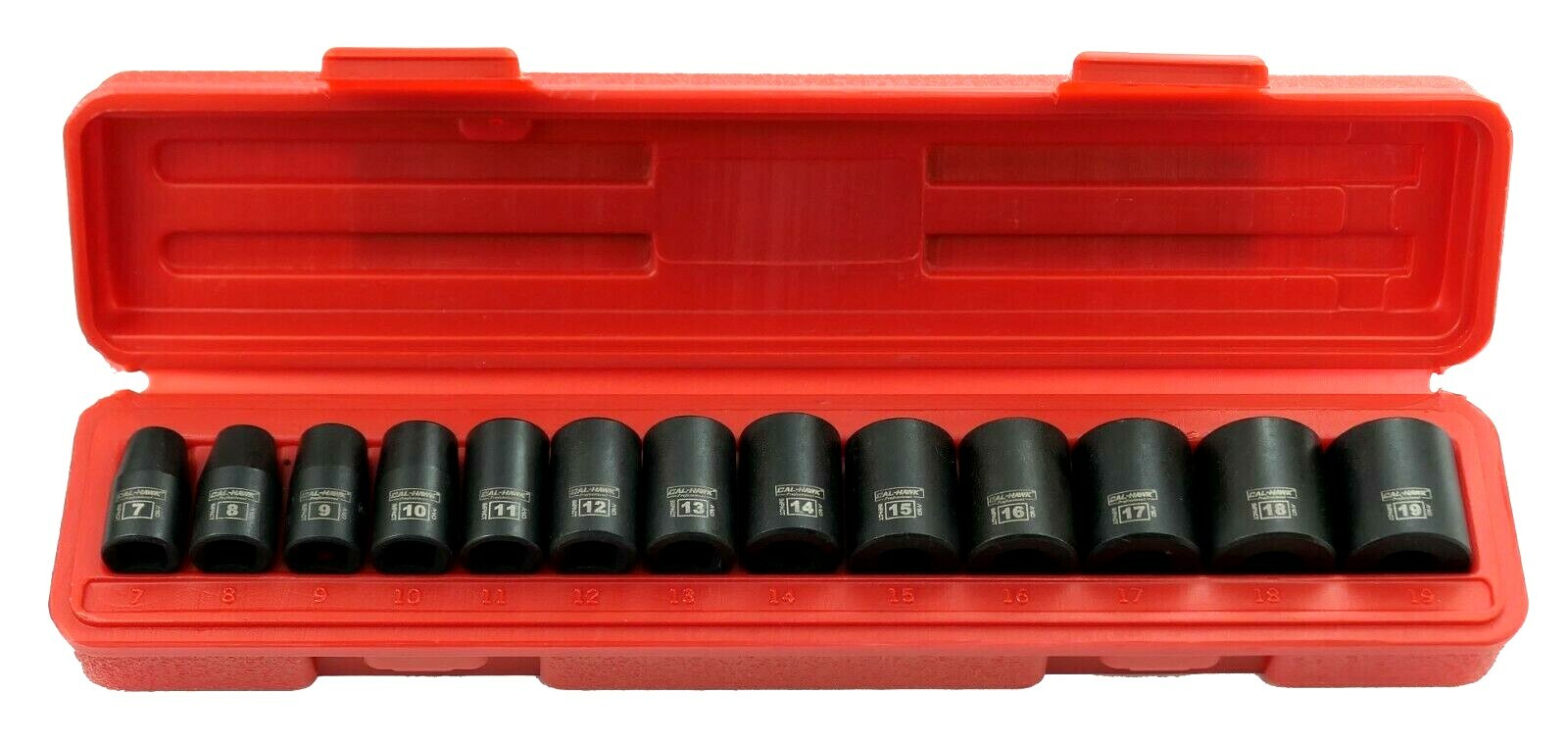13 pc 3/8″ Dr. 6 POINT Metric Shallow Impact Socket Chrome Vanadium CRV Set