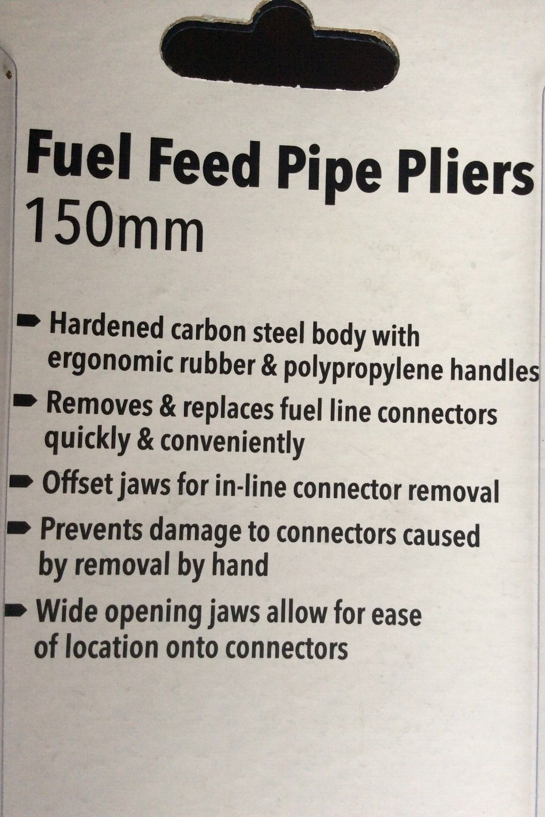 SILVERLINE FUEL FEED PIPE PLIERS 150MM, Car DIY and Professional use