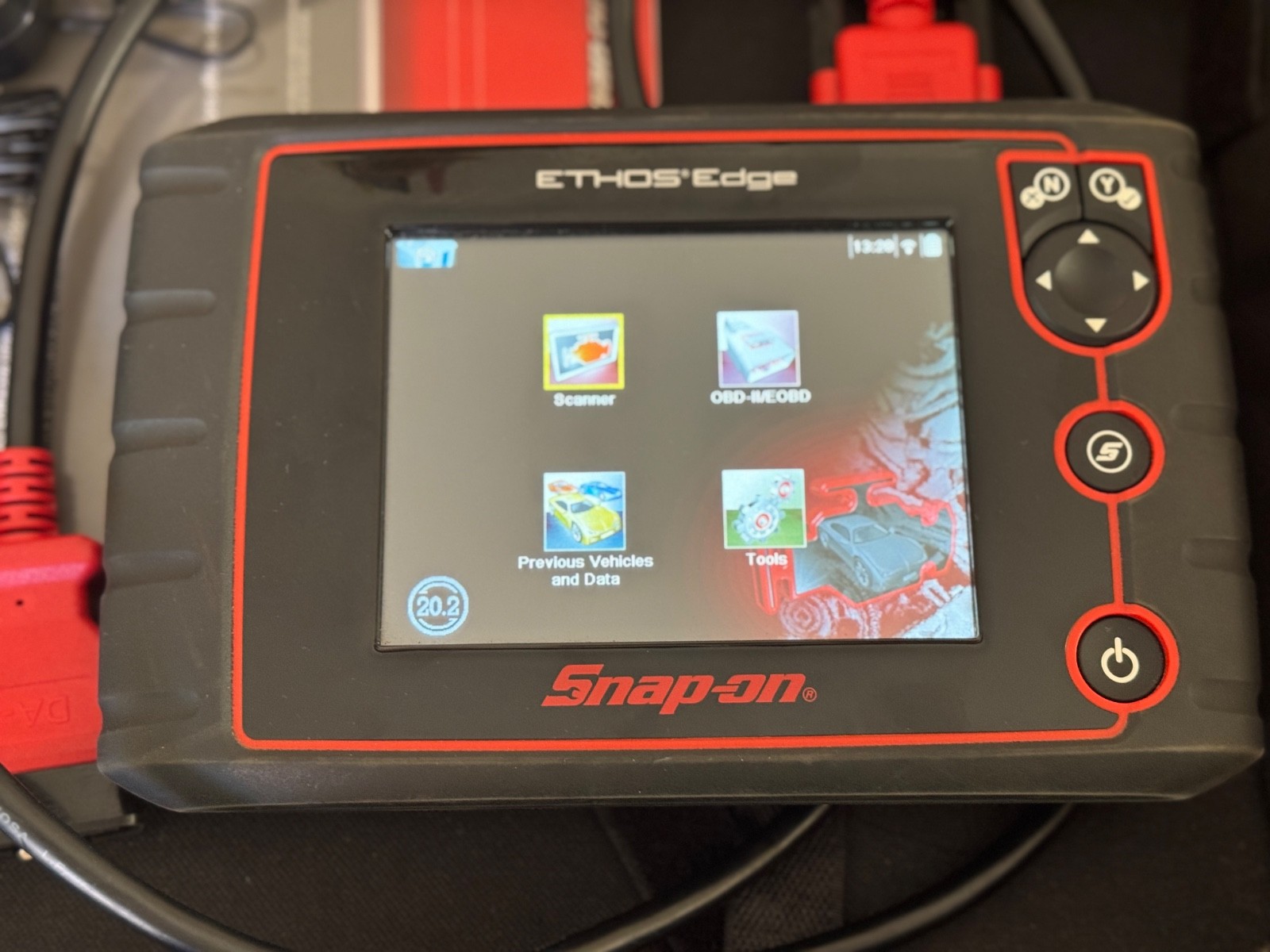 Snap On Ethos Edge 20.2 Diagnostic Scanner OBD2 Fault Code Reader Garage 20.2