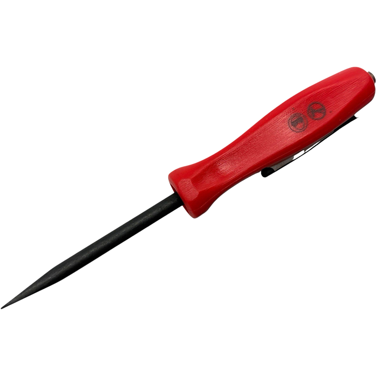 Snap On Tools Mini Magnetic Pocket Pry Bar Red 5 inch Straight Blade