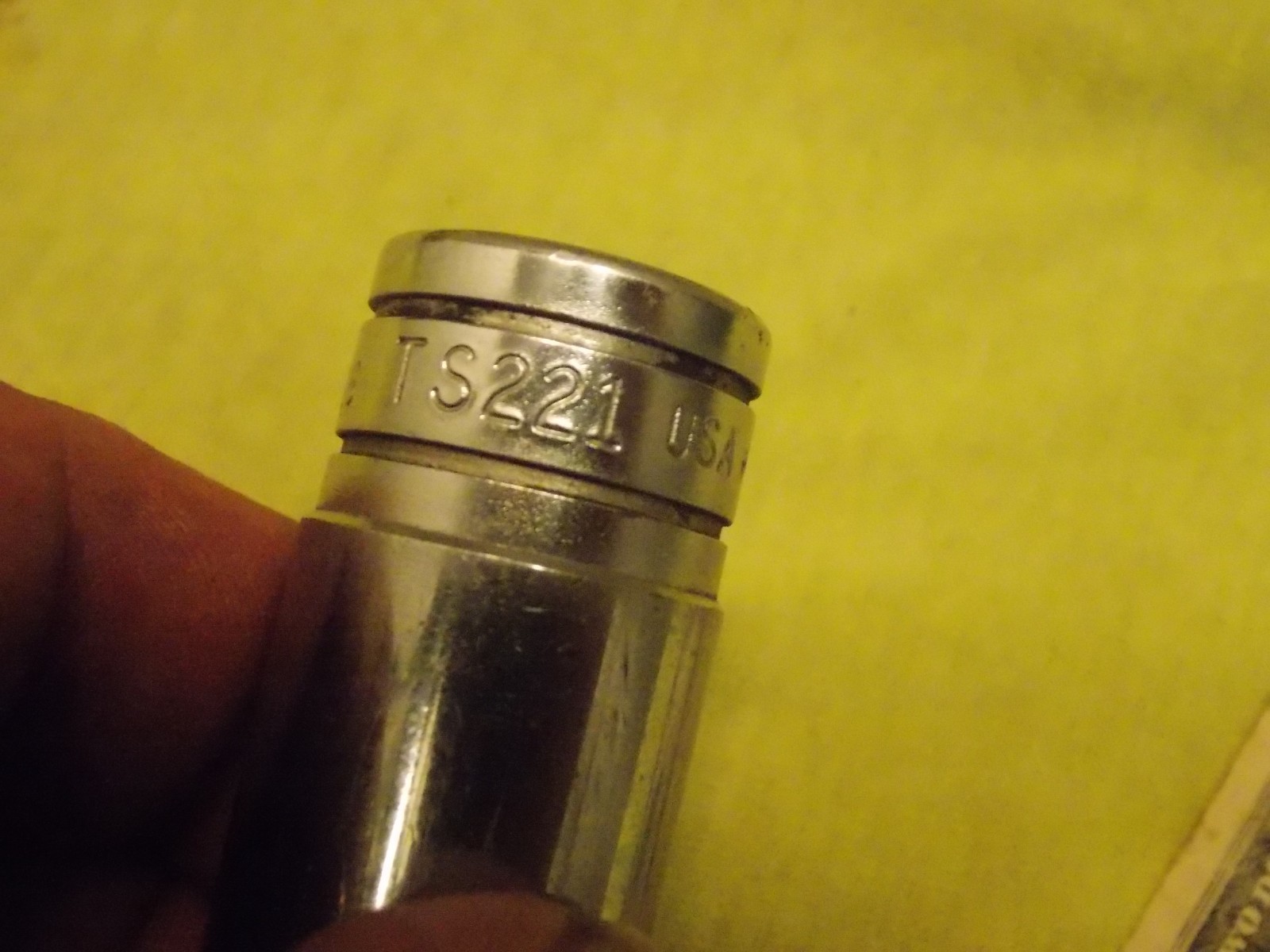 Snap-on TS361 1/2″ Drive 1-1/8 6-Point Deep Socket TS221 11/16 FREE Ship After1