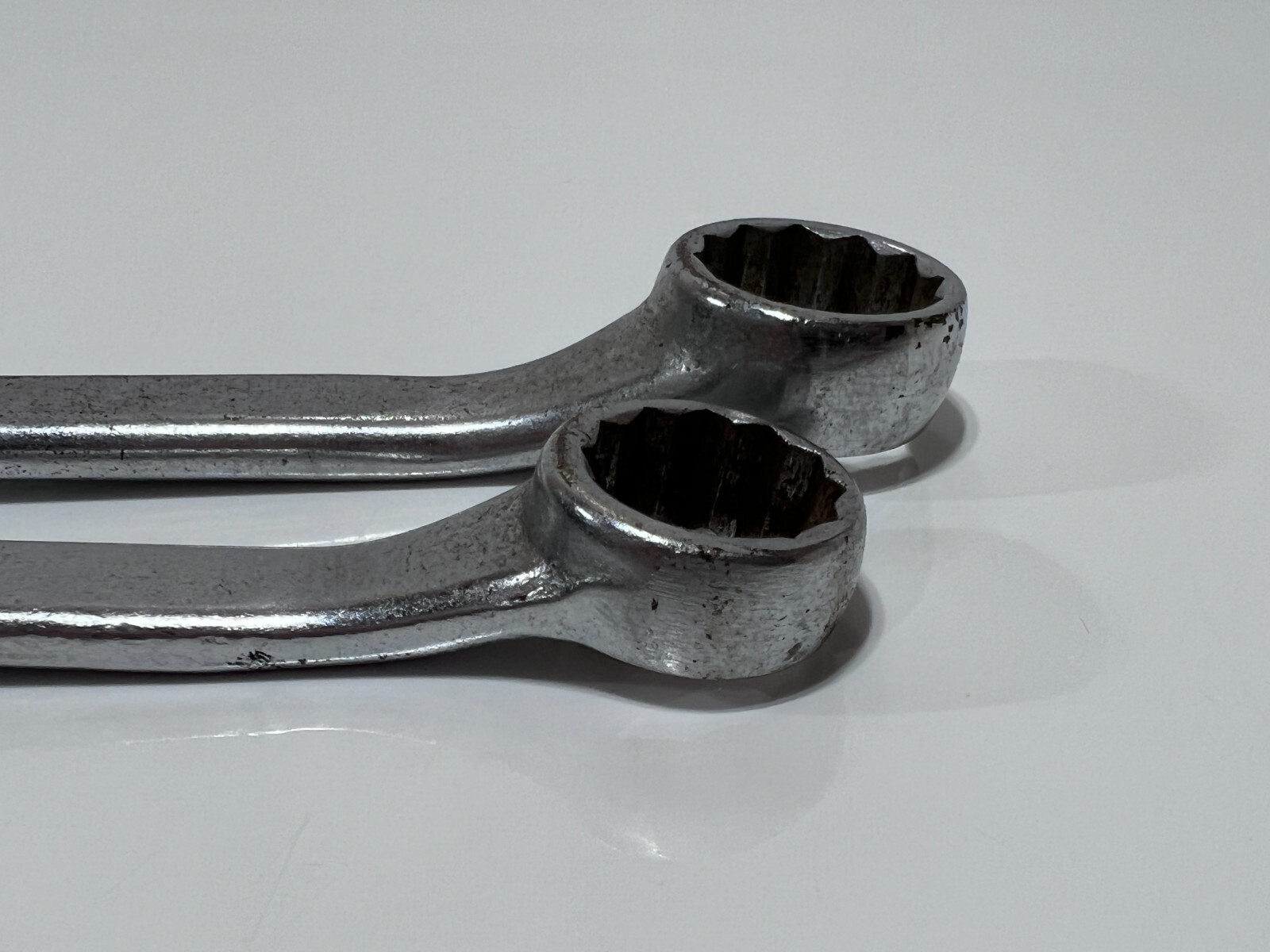 Fleet Tools USA 2pc SAE Offset Box Wrench Pair Set – 6428 & 6424 – 12 Point