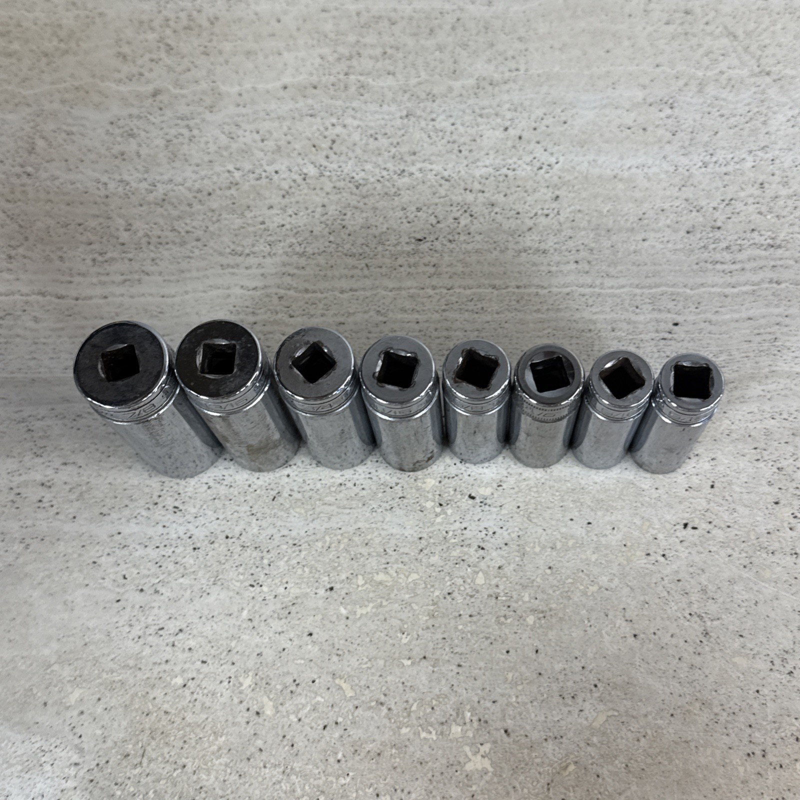 Lot of 8 Snap on Deep Impact Sockets *See Photos*