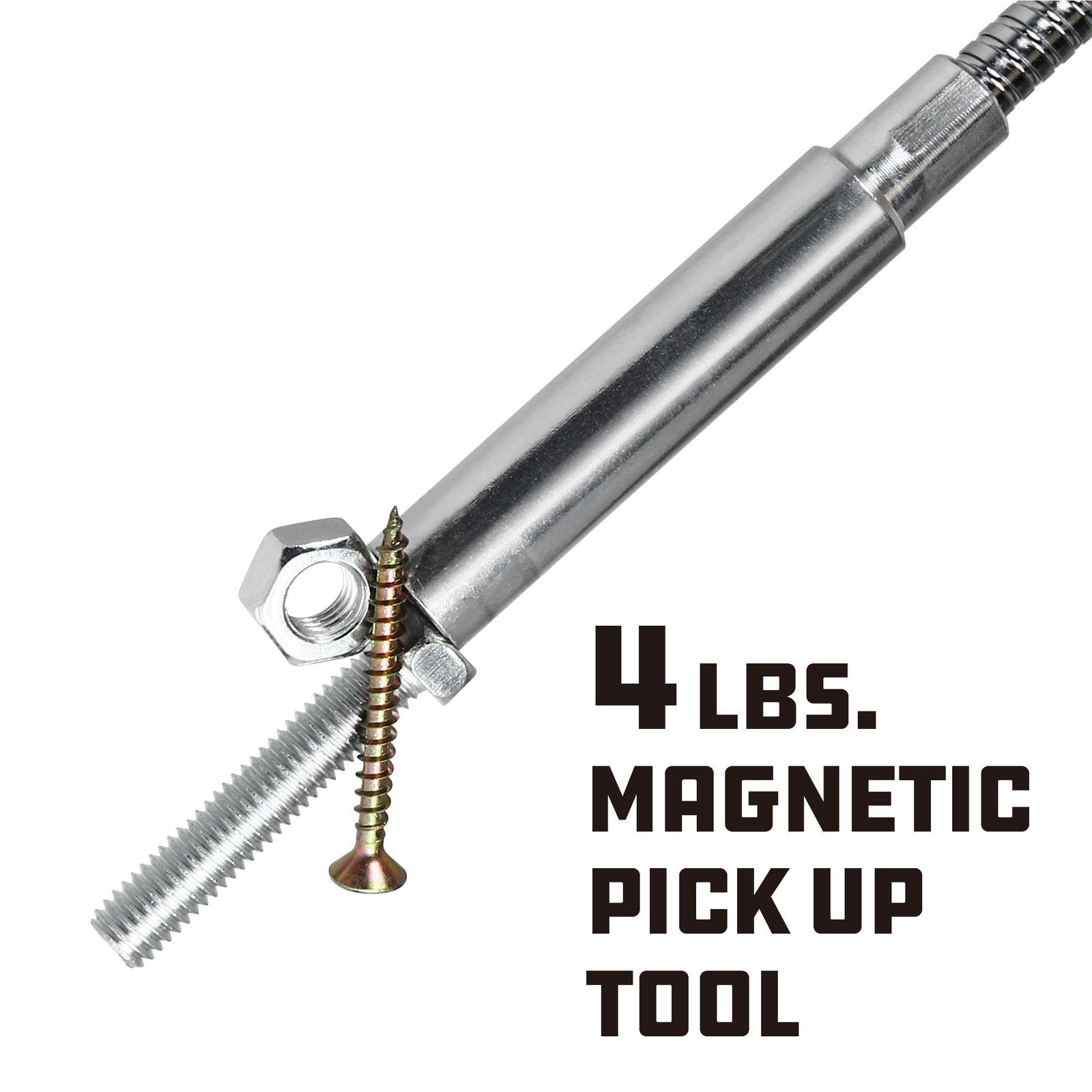 Powerbuilt 4Lb Telescoping Magnetic Grabber Pick Up Tool Reaches 2 Feet – 640584