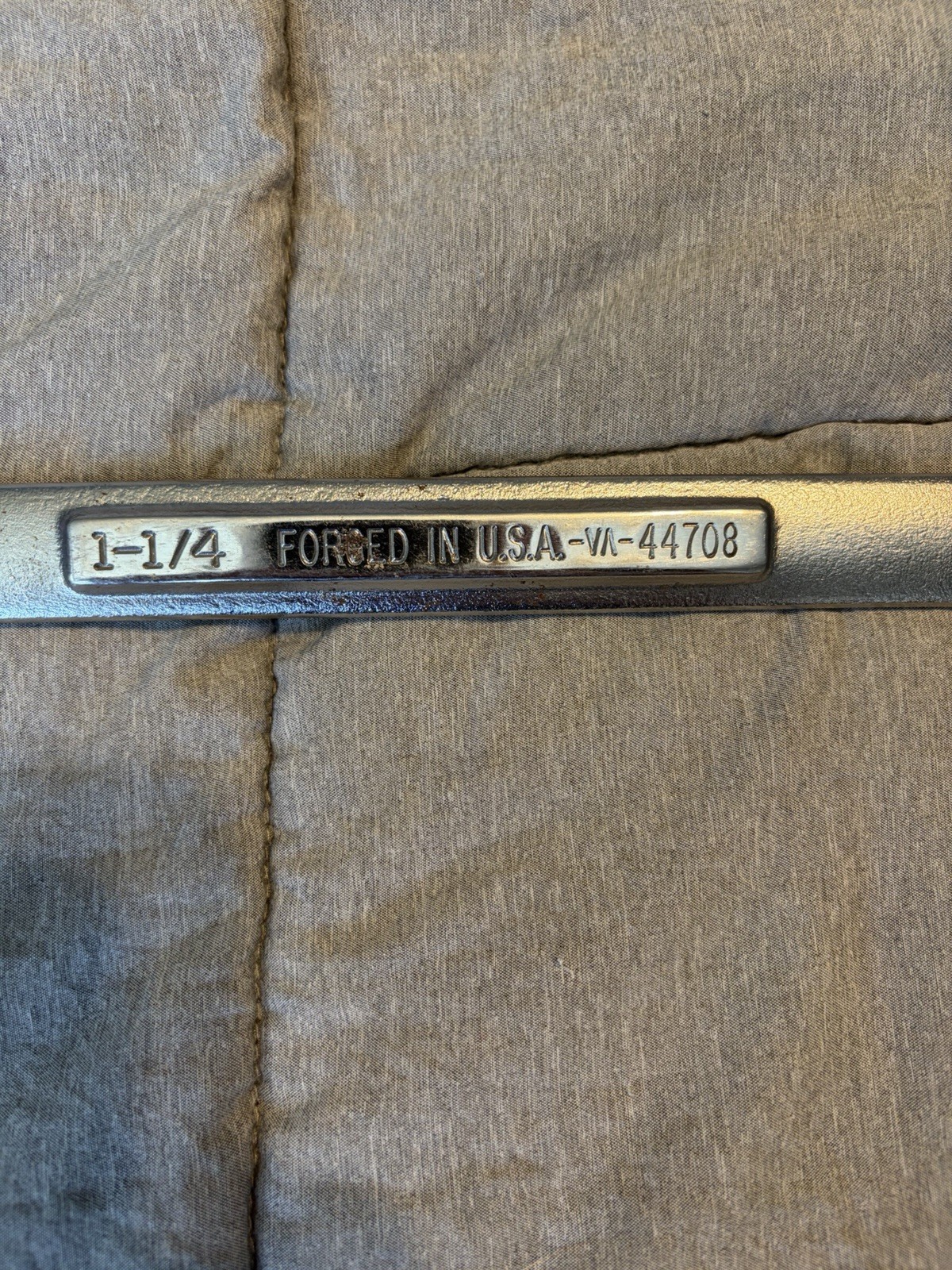 Craftsman 1-1/4″ Combination Wrench 12 Point V Series 44708 Made in USA