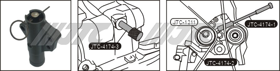 JTC-4174 HYUNDAI, MITSUBISHI TIMING TOOL SET Hyundai1.6/1.8/2.0/2.4 Twin Cams