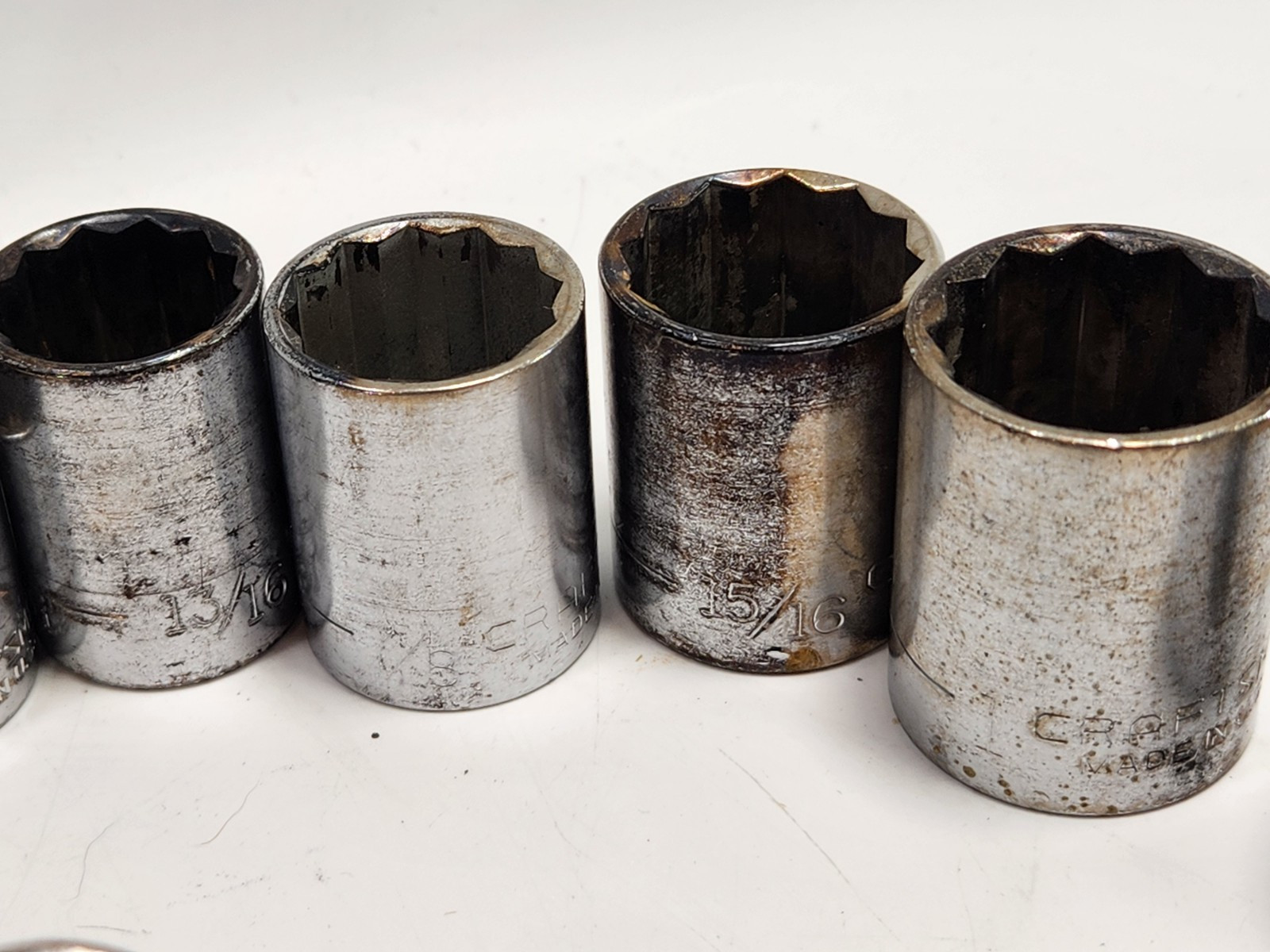 Vintage Craftsman Socket Tool Mixed Lot of 33 VV , G & V SERIES / Metric SAE