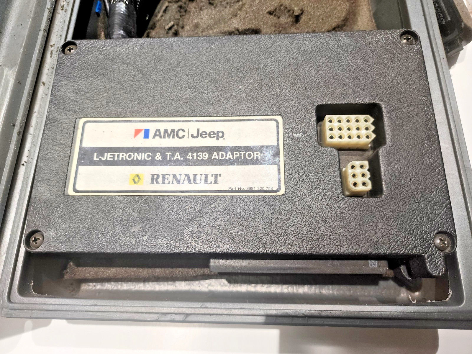 AMC Jeep Renault L-Jetronic and TA 4139 Adapter, OEM Kit, Used, Tested