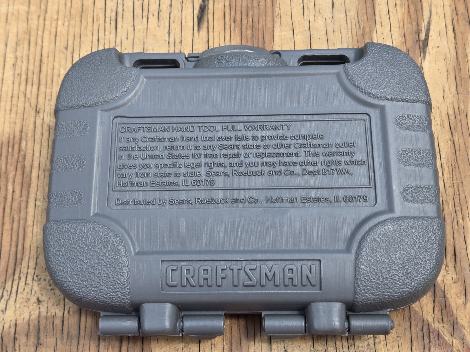 NOS SEARS Craftsman USA 11Pc. 1/4” Metric 5mm-13mm 6Pt. Socket Ratchet Set 34861