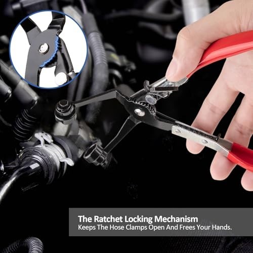 9PCS Hose Clamp Pliers Set Automotive Removal Tool Coolant Radiator Heater