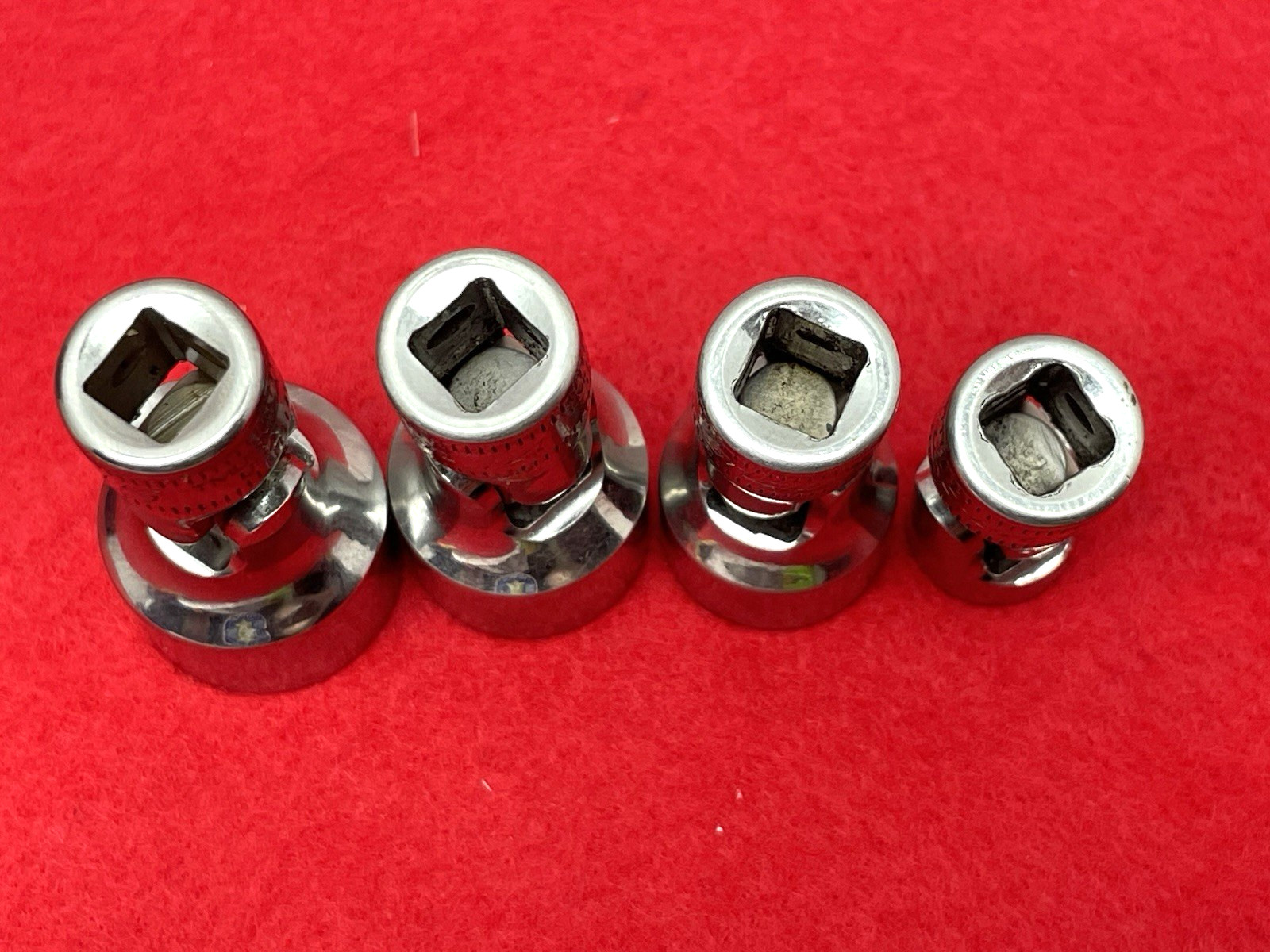 SNAP ON TOOLS SWIVEL SOCKETS 1/4″ DRIVE 6 POINT 8mm 13 14 15mm TMUSM8A 13A14A15A