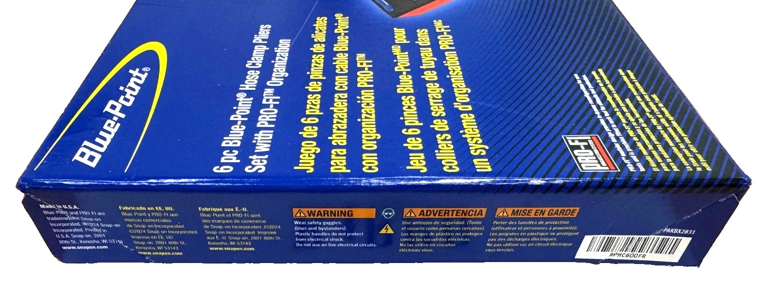 New Blue-Point by Snap-on™ 6-piece BLUE Hose Clamp Pliers Foam Set BPHC600F