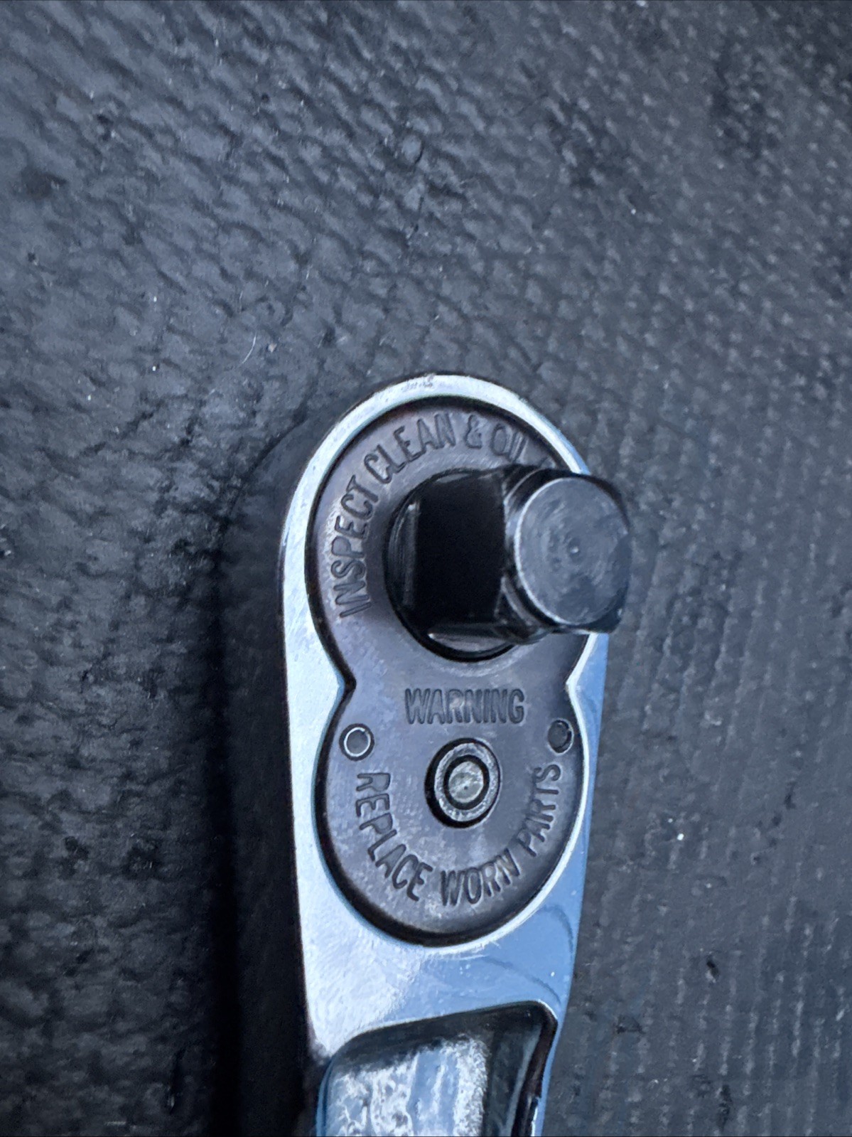 Snap-On Tools USA FN720A Polish Chrome Ratchet 3/8″ Drive – Short Handle 6″ Long