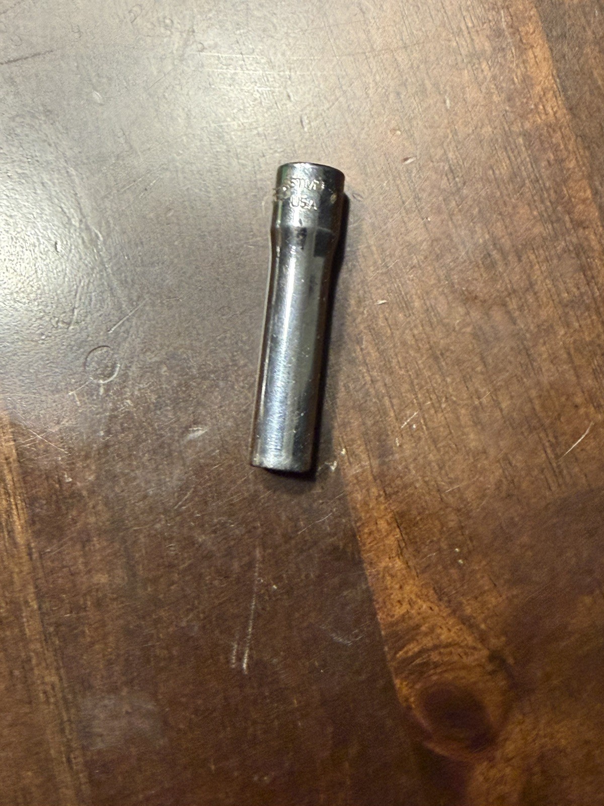 Snap On 1/4″ Drive 9/32″ 6PT SAE Deep Chrome Socket STM9