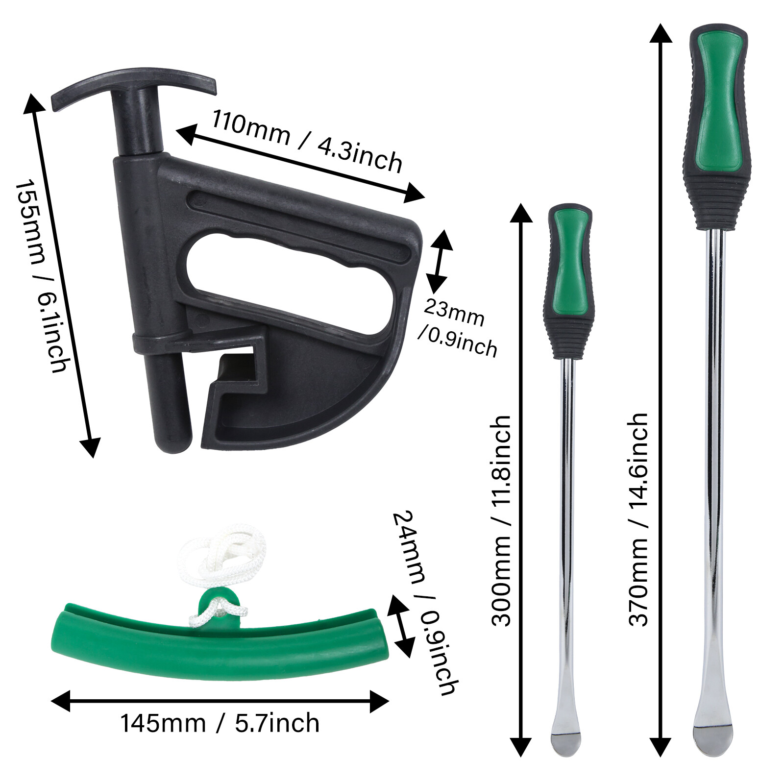 Spoon Motorcycle Tire Iron Changing + Tire Changer Bead Clamp Drop Center Tool