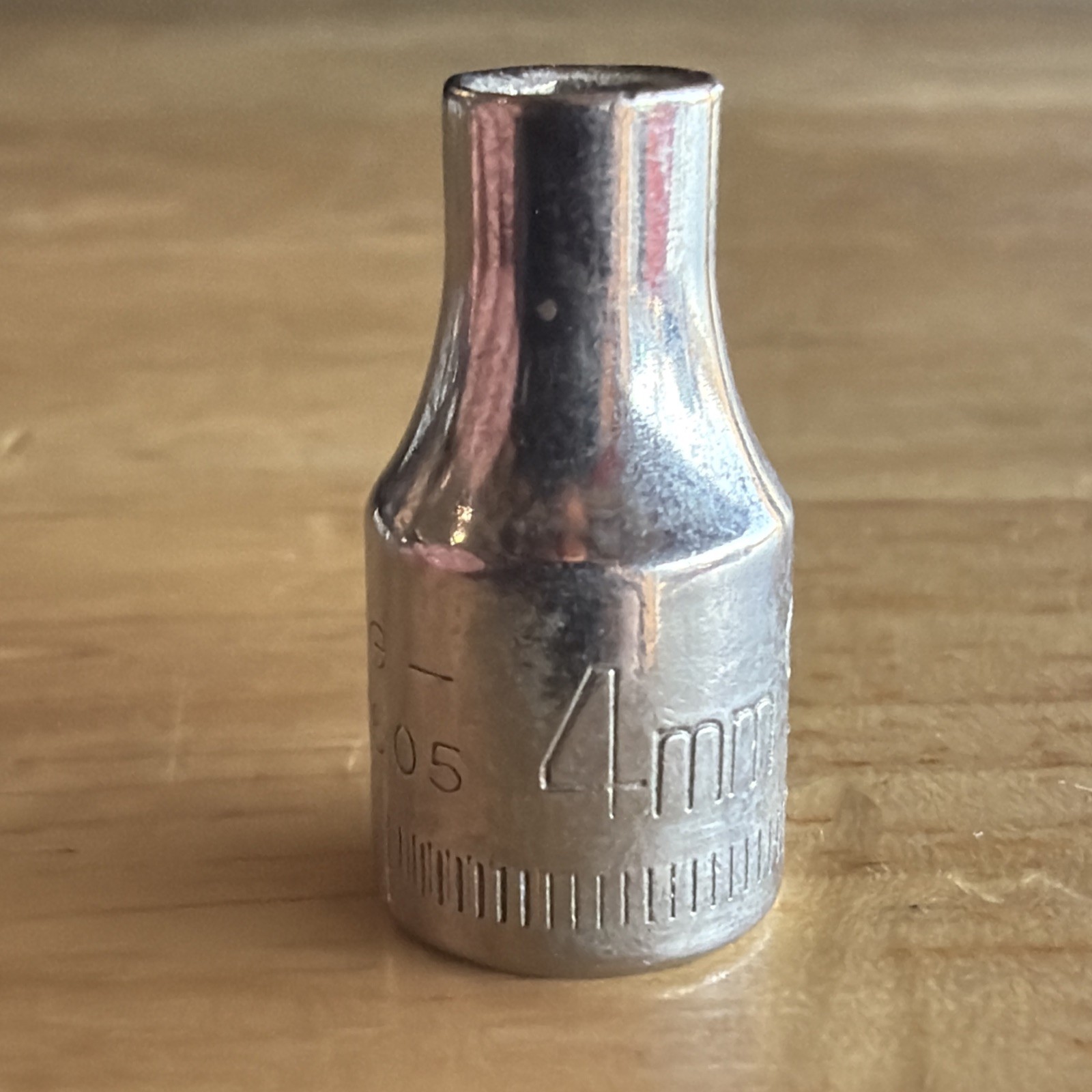 Craftsman 4mm Shallow Socket 1/4″ Drive 6 Point G Series 43505 Made in USA