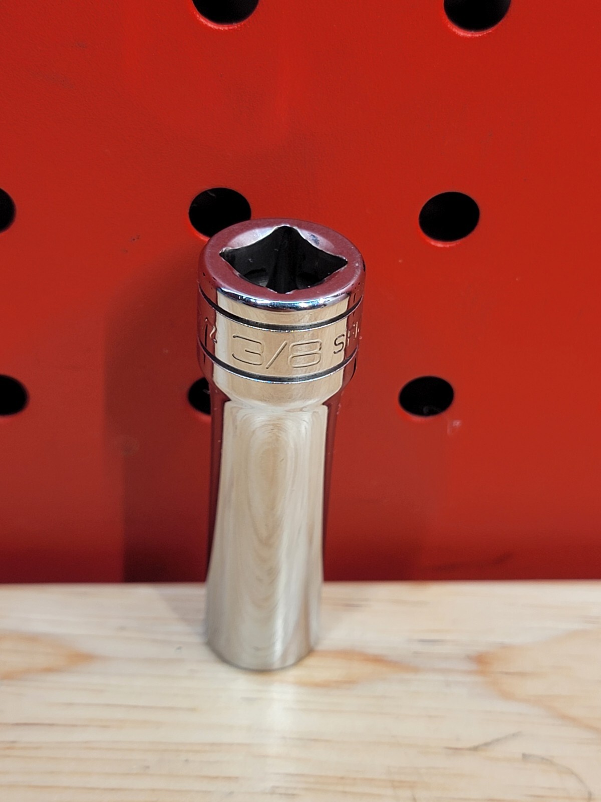 Snap-on Tools SF121 3/8″ SAE 3/8″ Drive 12-Point Deep Chrome Socket USA