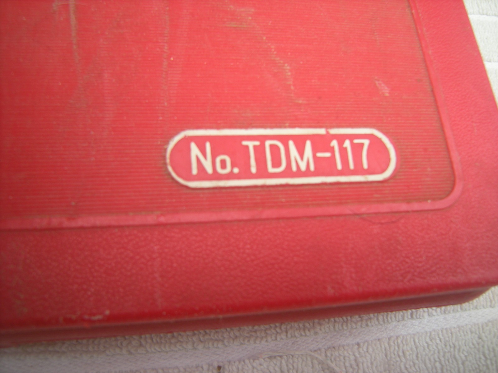 Blue-Point TDM-117 Metric TAP & DIE Set in Case by Snap On