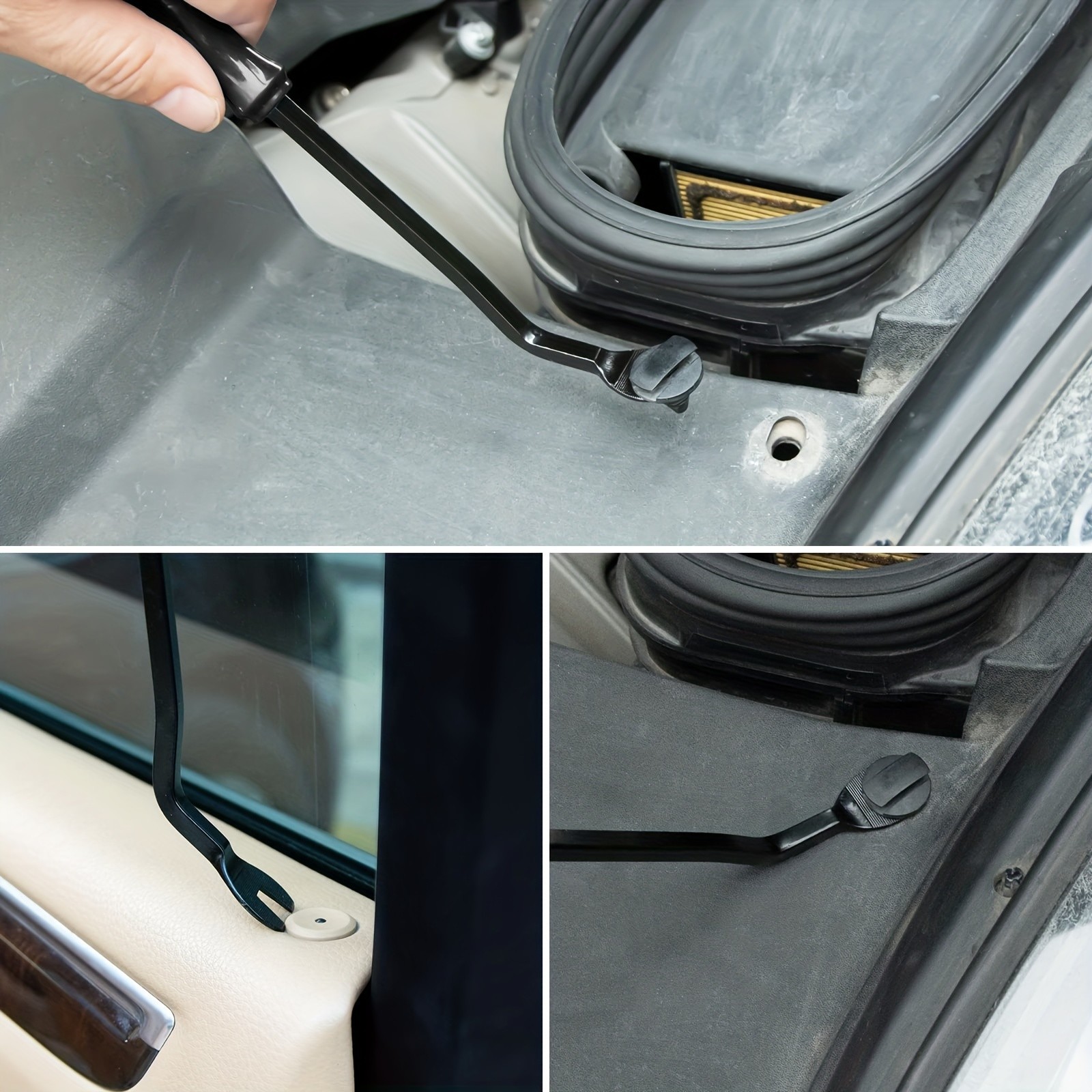 5x Car Trim Removal Tool Kit Plastic Pry Tool Interior Door Panel Clip Dash Set